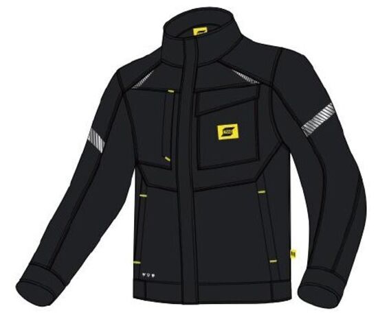 Zváracia bunda MW2000 FR BLK (XS)