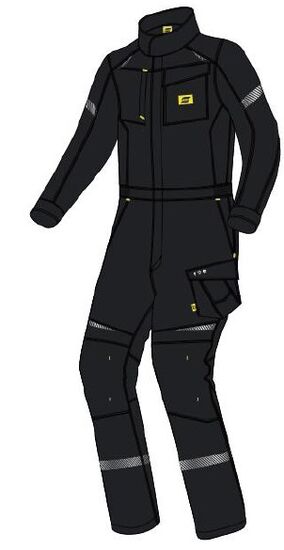 Zváracia kombinéza MW2000 FR BLK (XS)