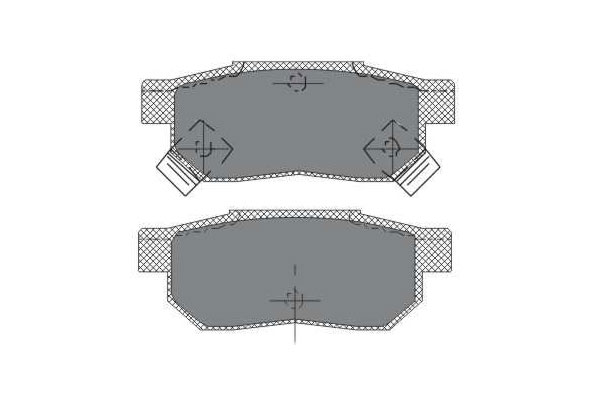 Brzdové platničky SCT-GERMANY SP195PR