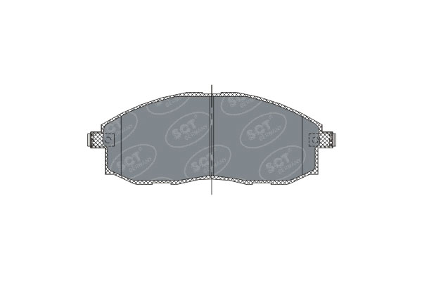 Brzdové platničky SCT-GERMANY SP324PR