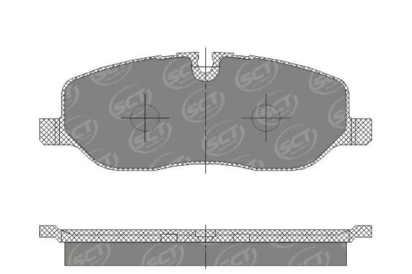 Brzdové platničky SCT-GERMANY SP329PR