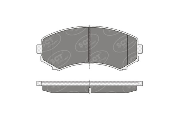 Brzdové platničky SCT-GERMANY SP344PR