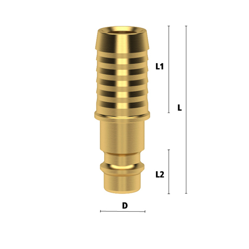 Vzduchová vsuvka 10 mm (prípoj na hadicu)