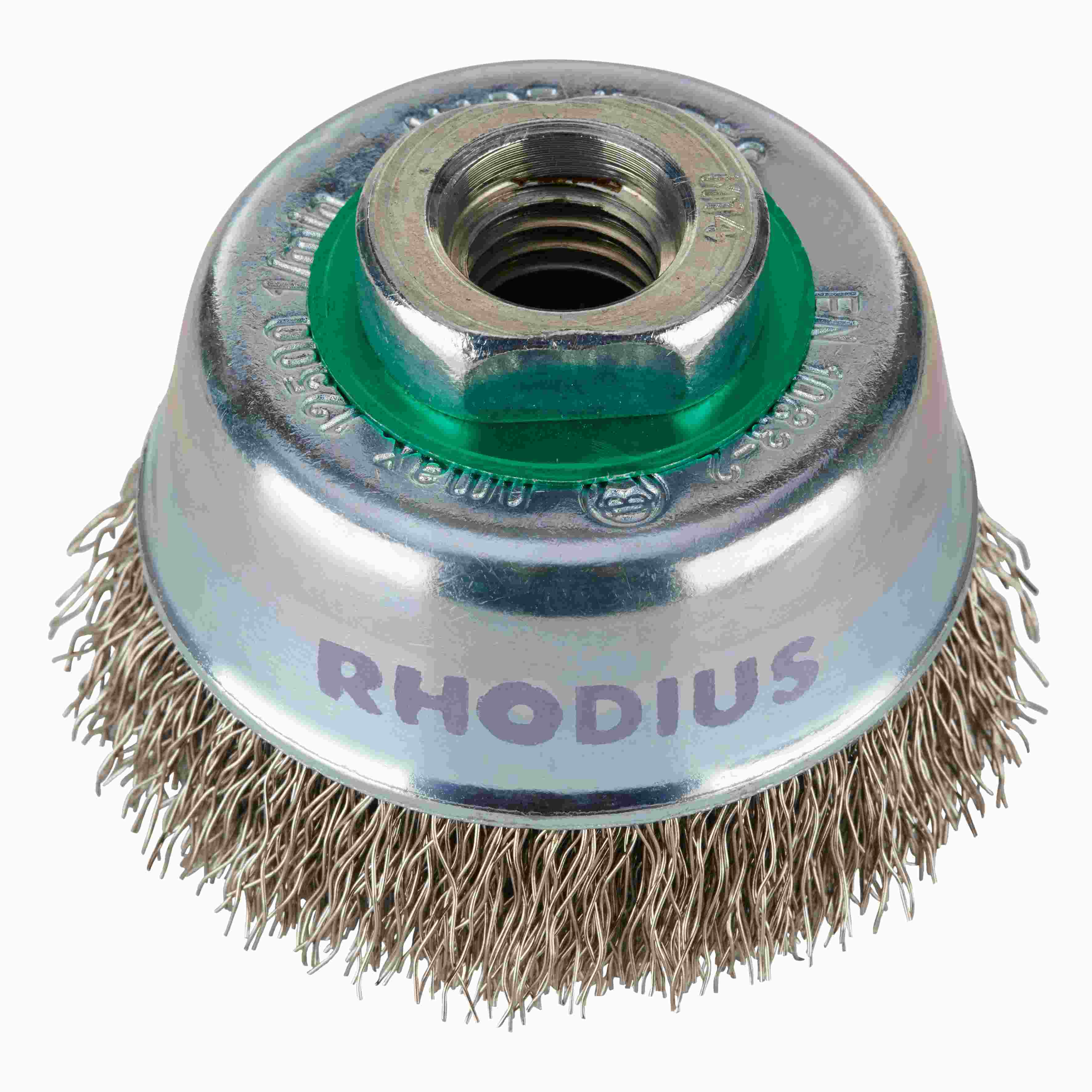 Hrncová kefa ETBW 65x21xM14 zvlnený drôt 0,30 mm
