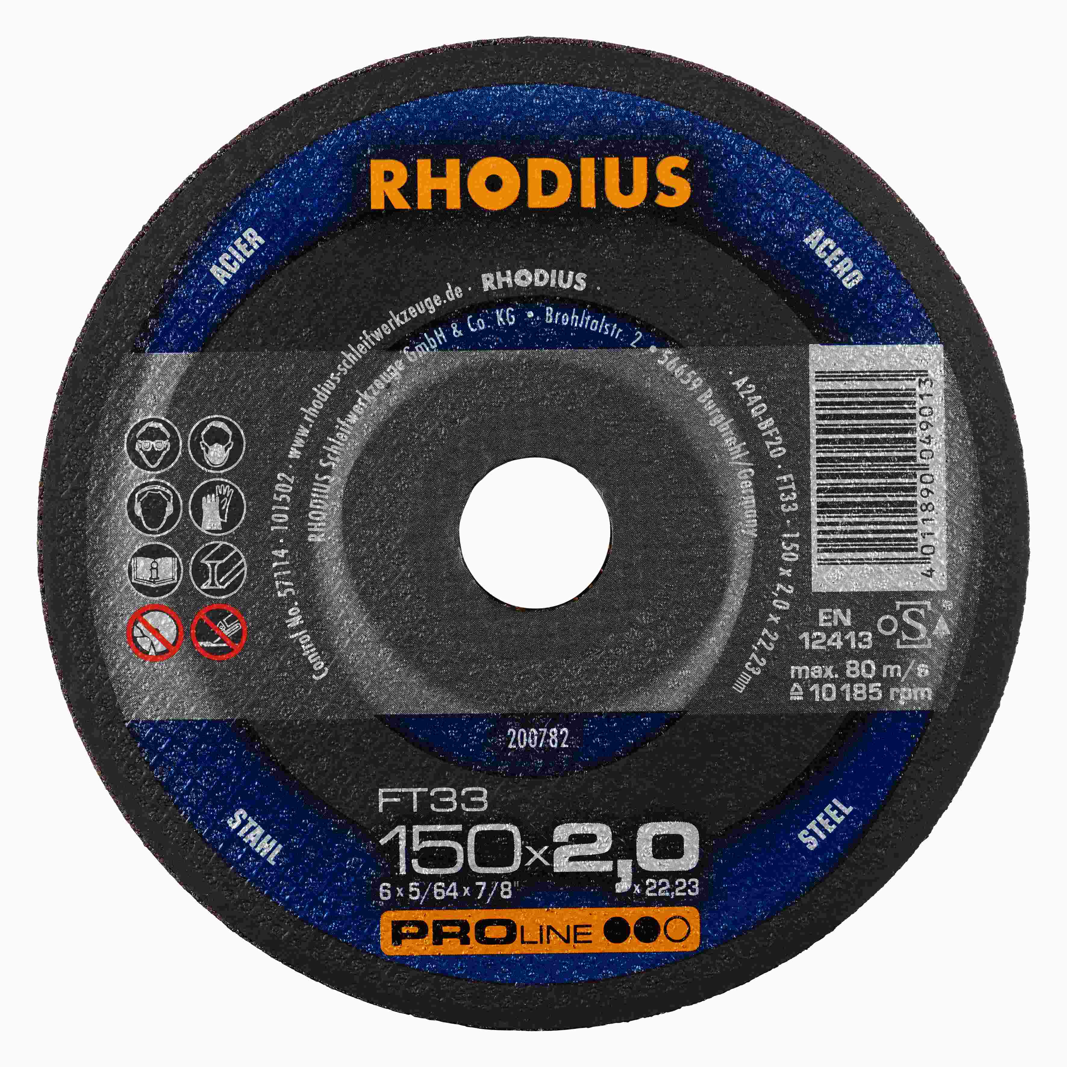 Rezný kotúč FT33 150x2,0x22,23  
