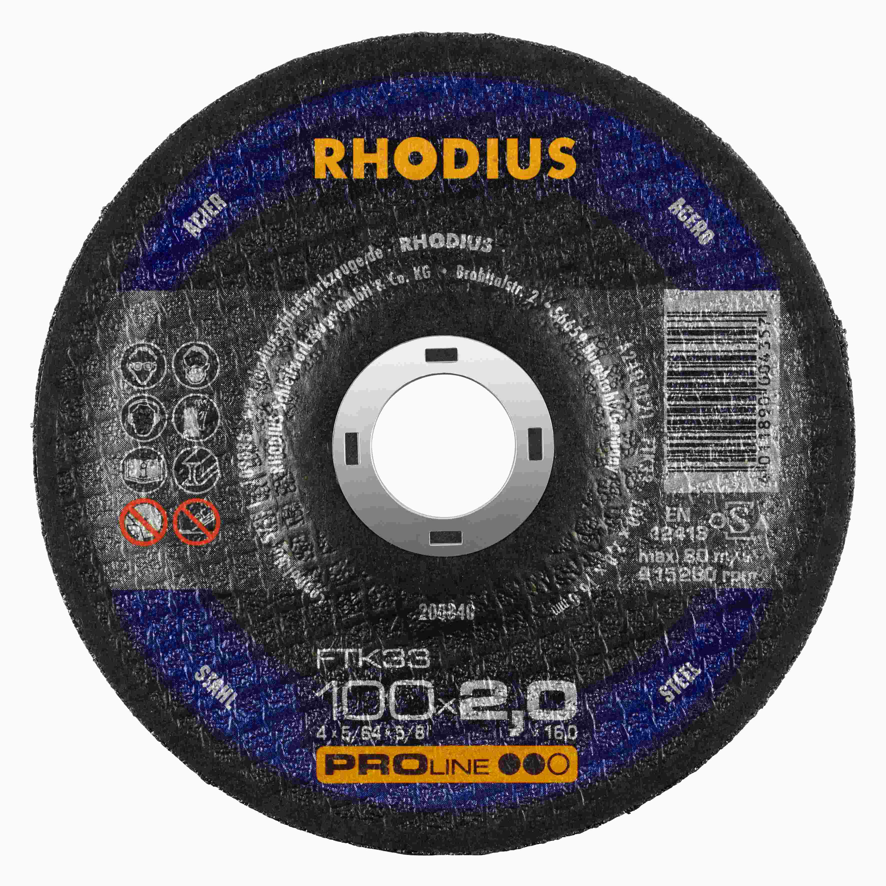 Rezný kotúč FTK33 100x2,0x16,00  