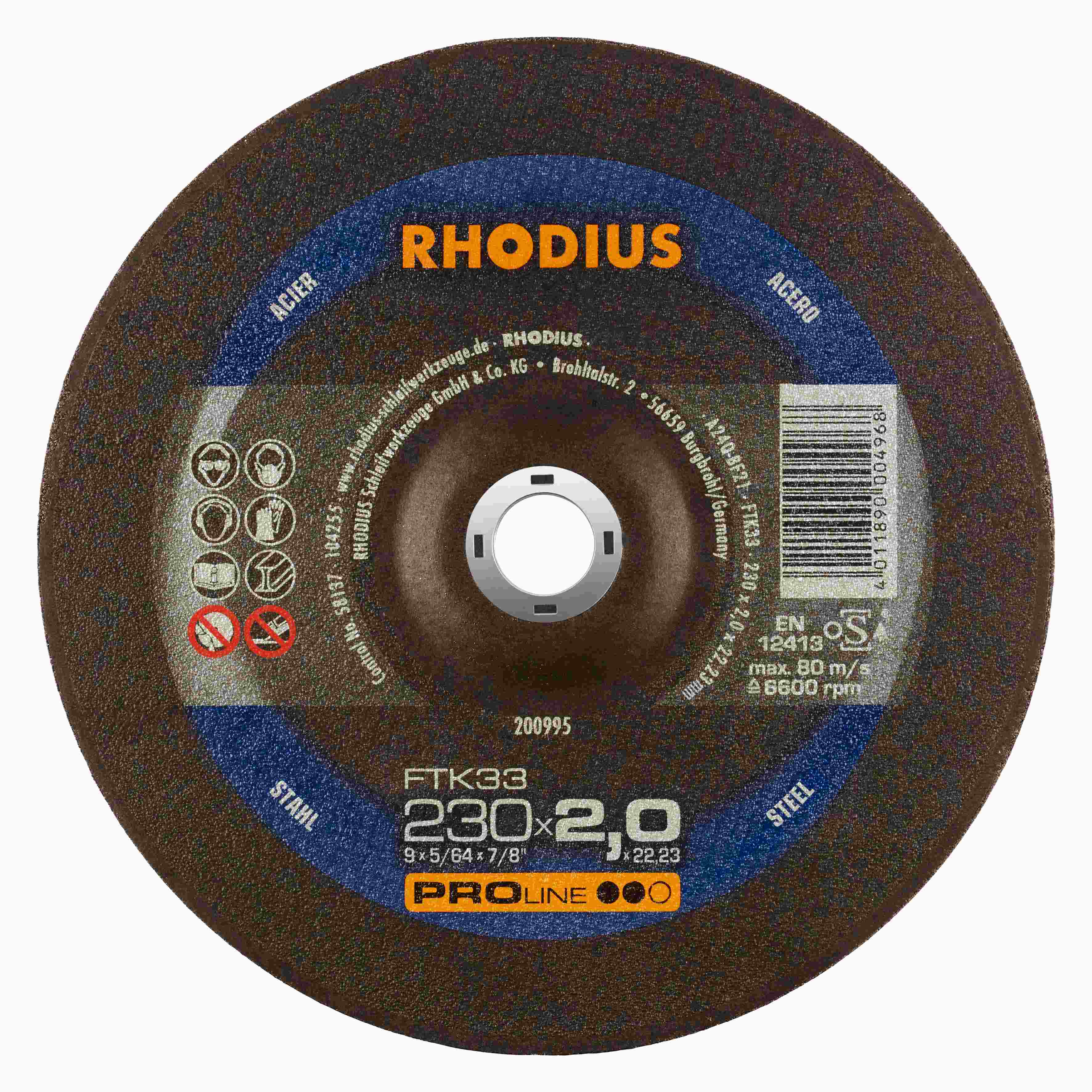 Rezný kotúč FTK33 230x2,0x22,23  