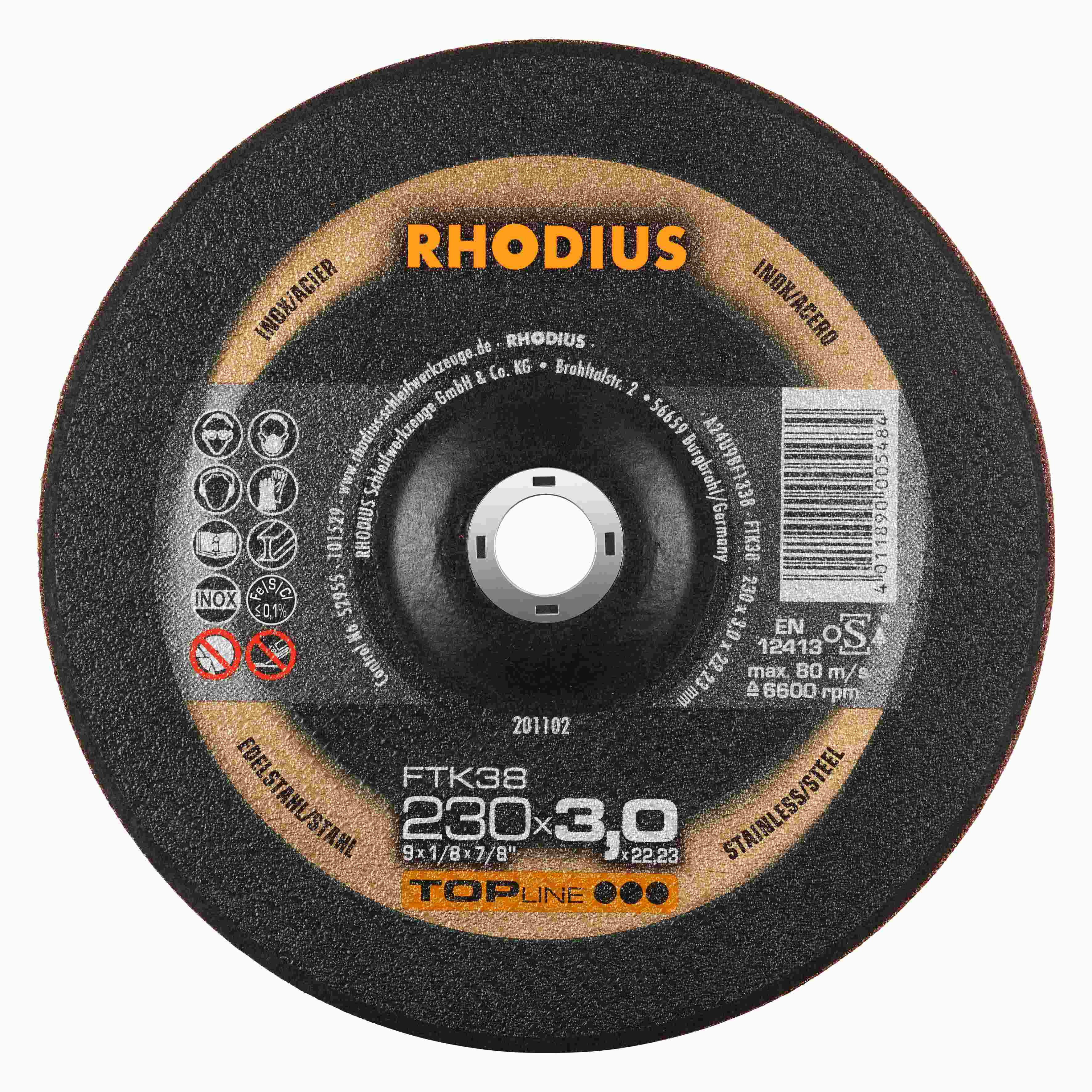 Rezný kotúč FTK38 230x3,0x22,23  