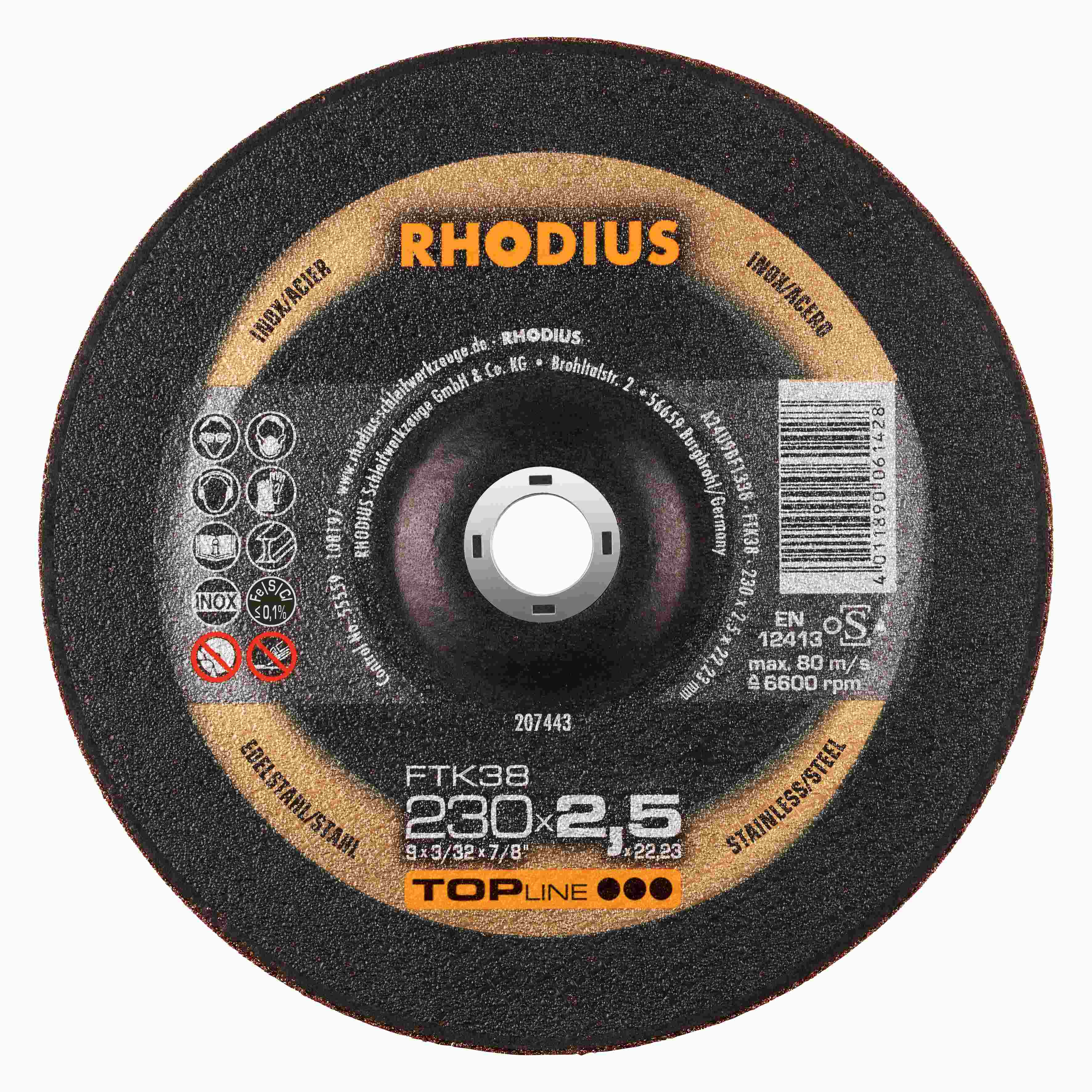 Rezný kotúč FTK38 230x2,5x22,23  