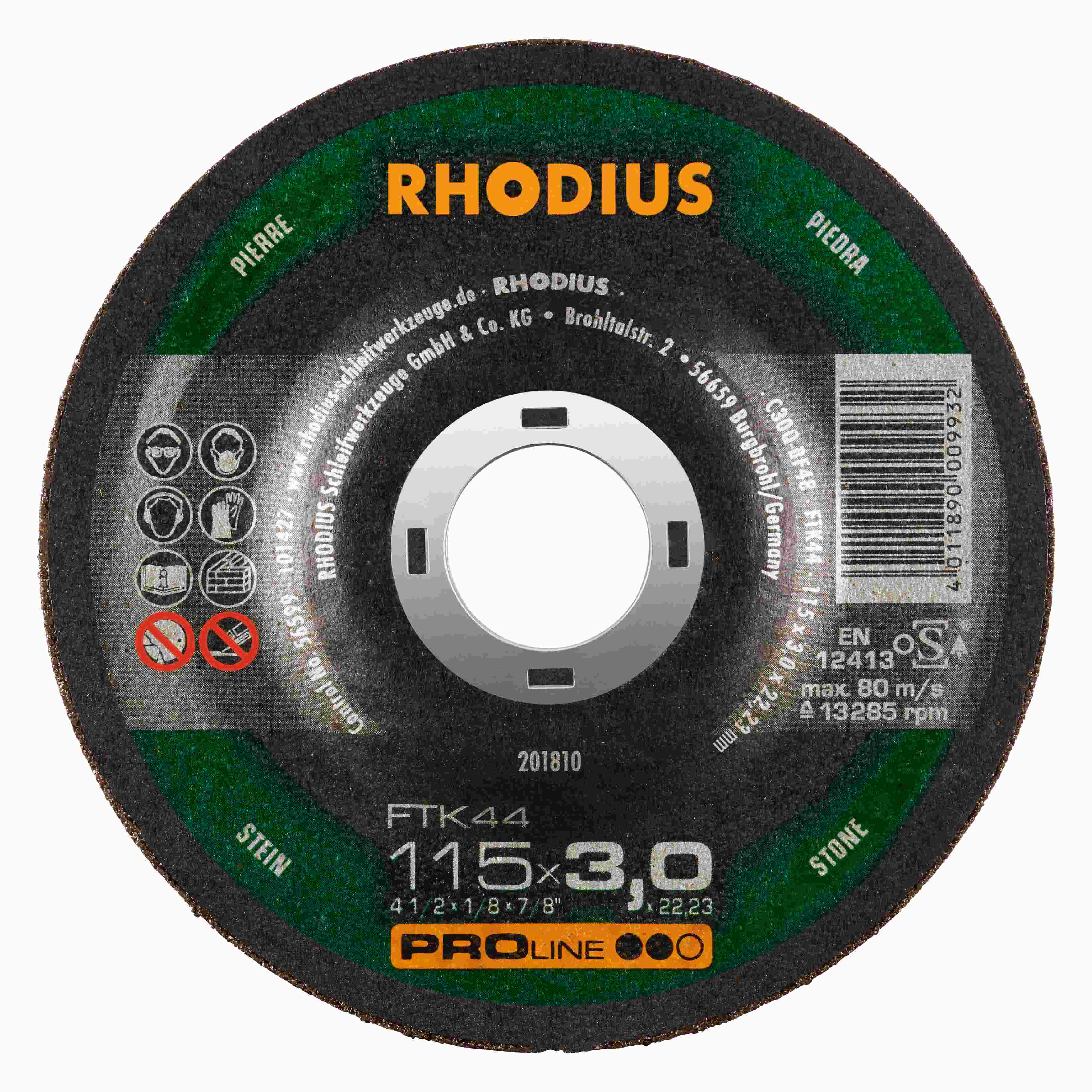 Rezný kotúč FTK44 115x3,0x22,23  