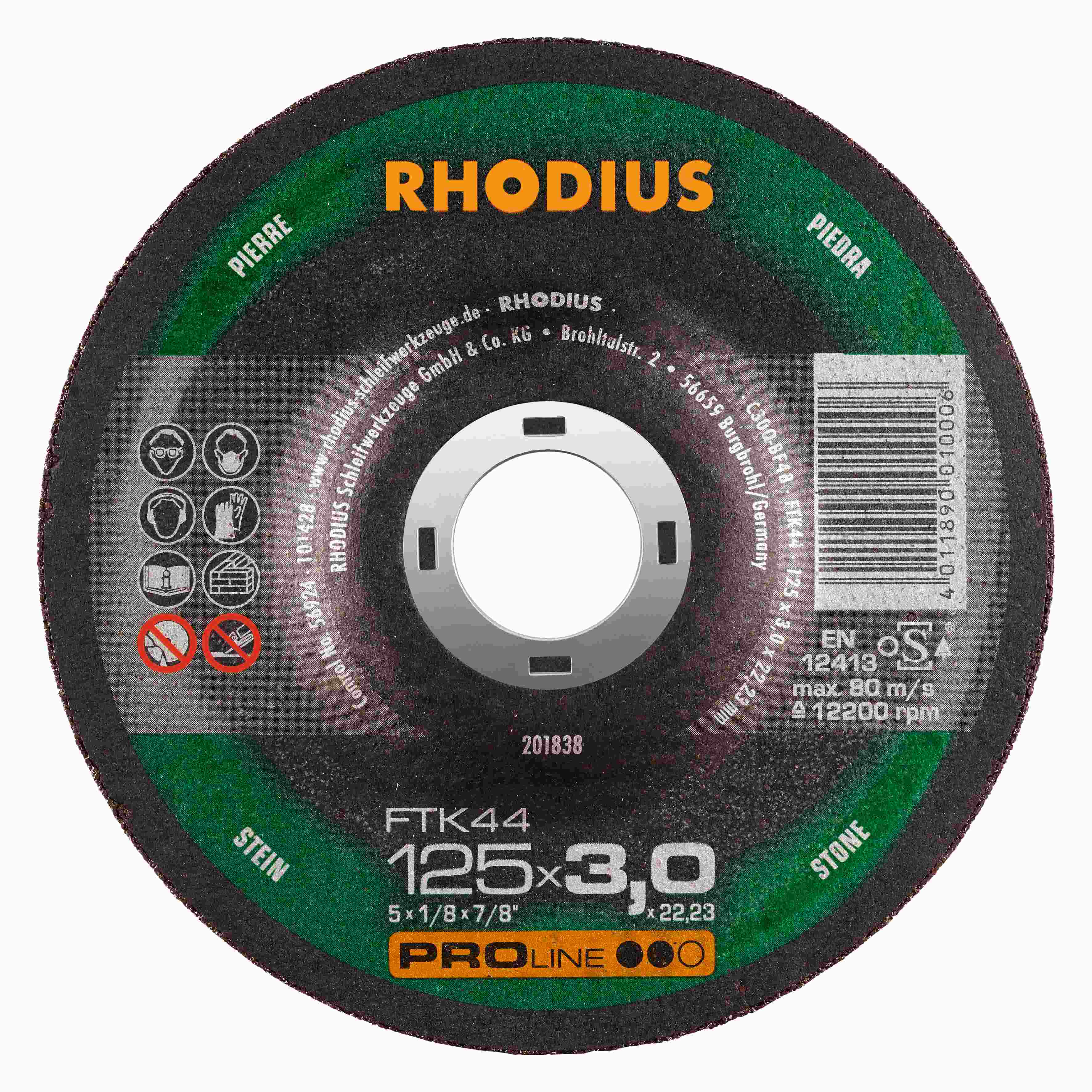 Rezný kotúč FTK44 125x3,0x22,23  