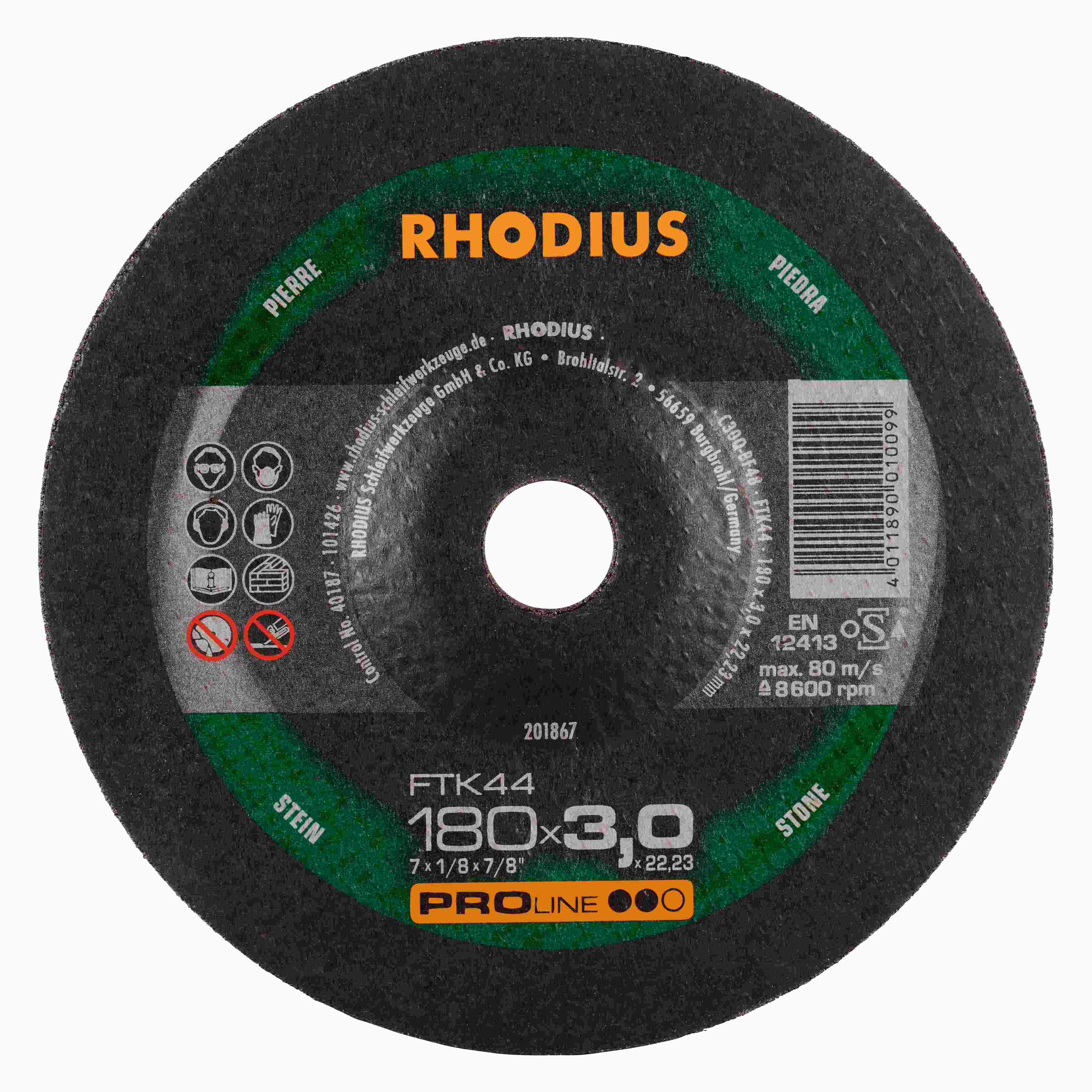 Rezný kotúč FTK44 180x3,0x22,23  