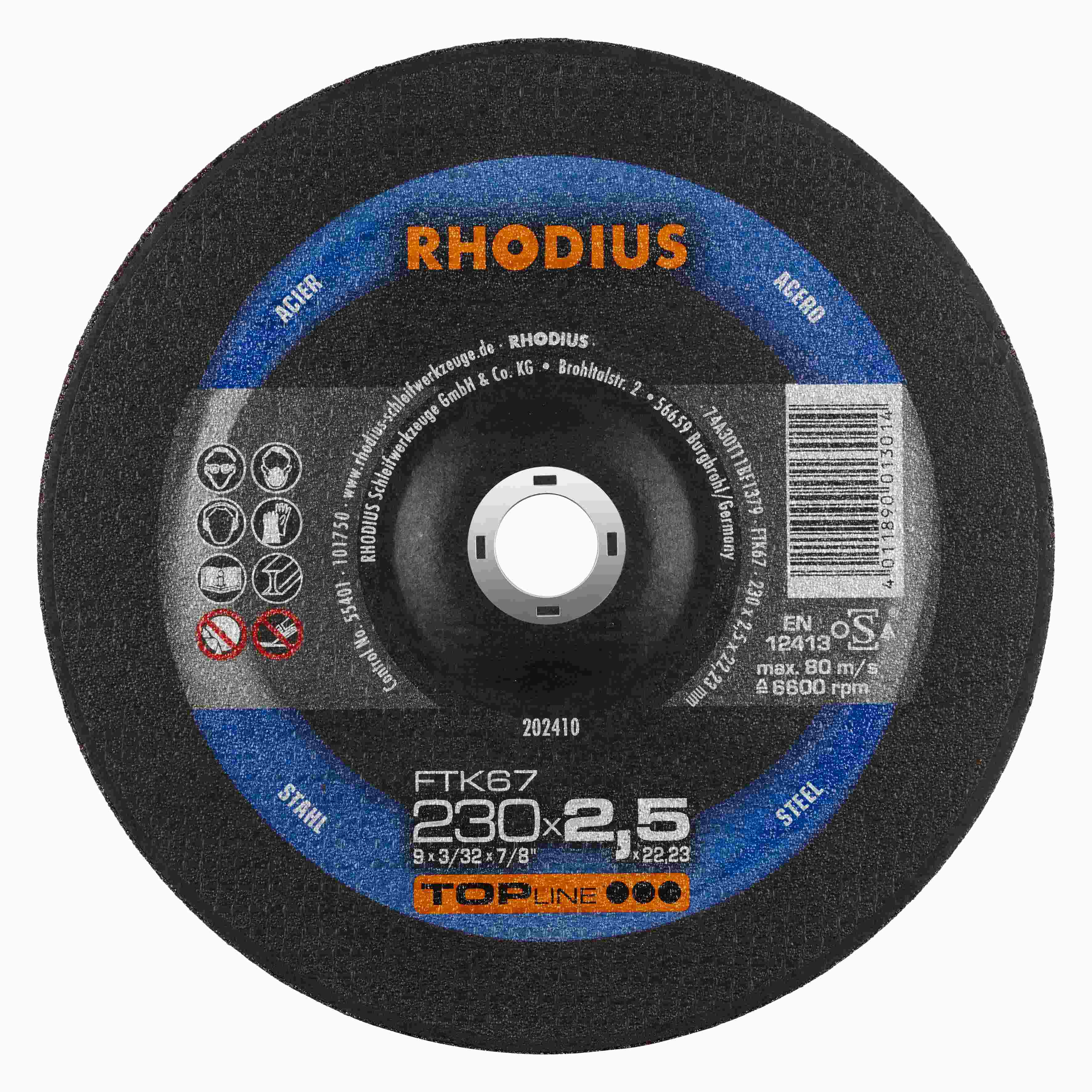 Rezný kotúč FTK67 230x2,5x22,23  