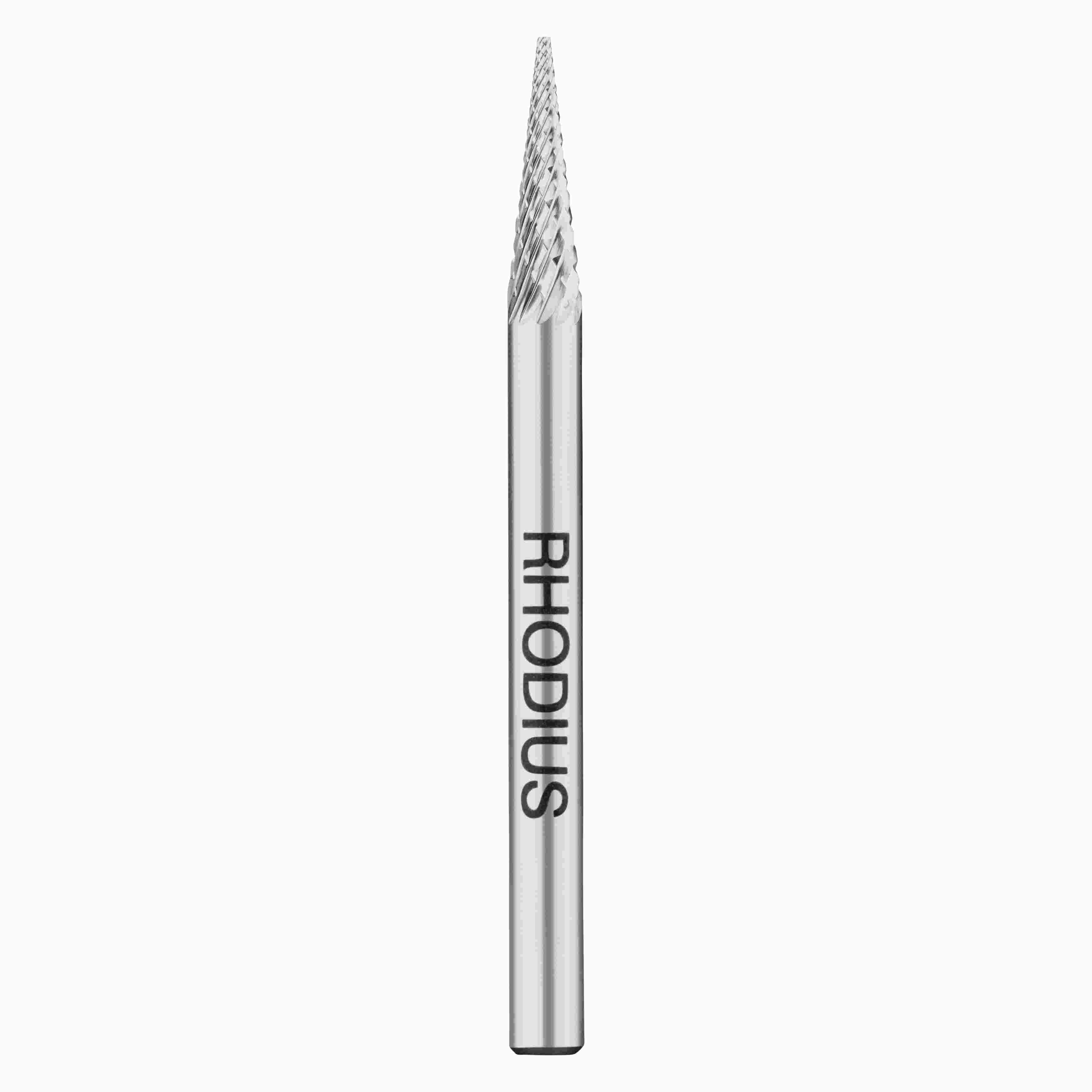 Fréza kužeľová špicatá  HF M 3x11,0x3,0x38 krížové ozubenie/Z6 