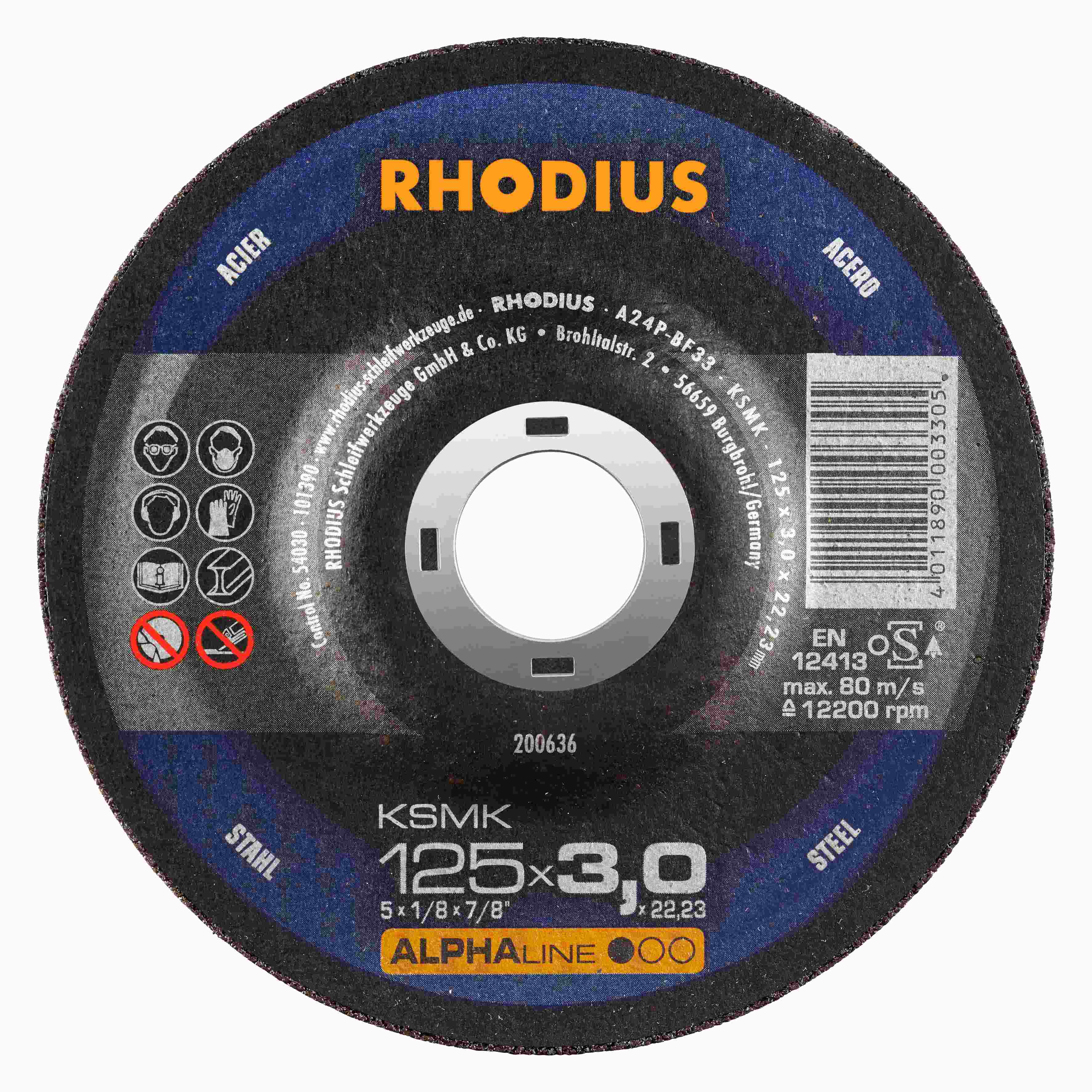 Rezný kotúč KSMK 125x3,0x22,23  