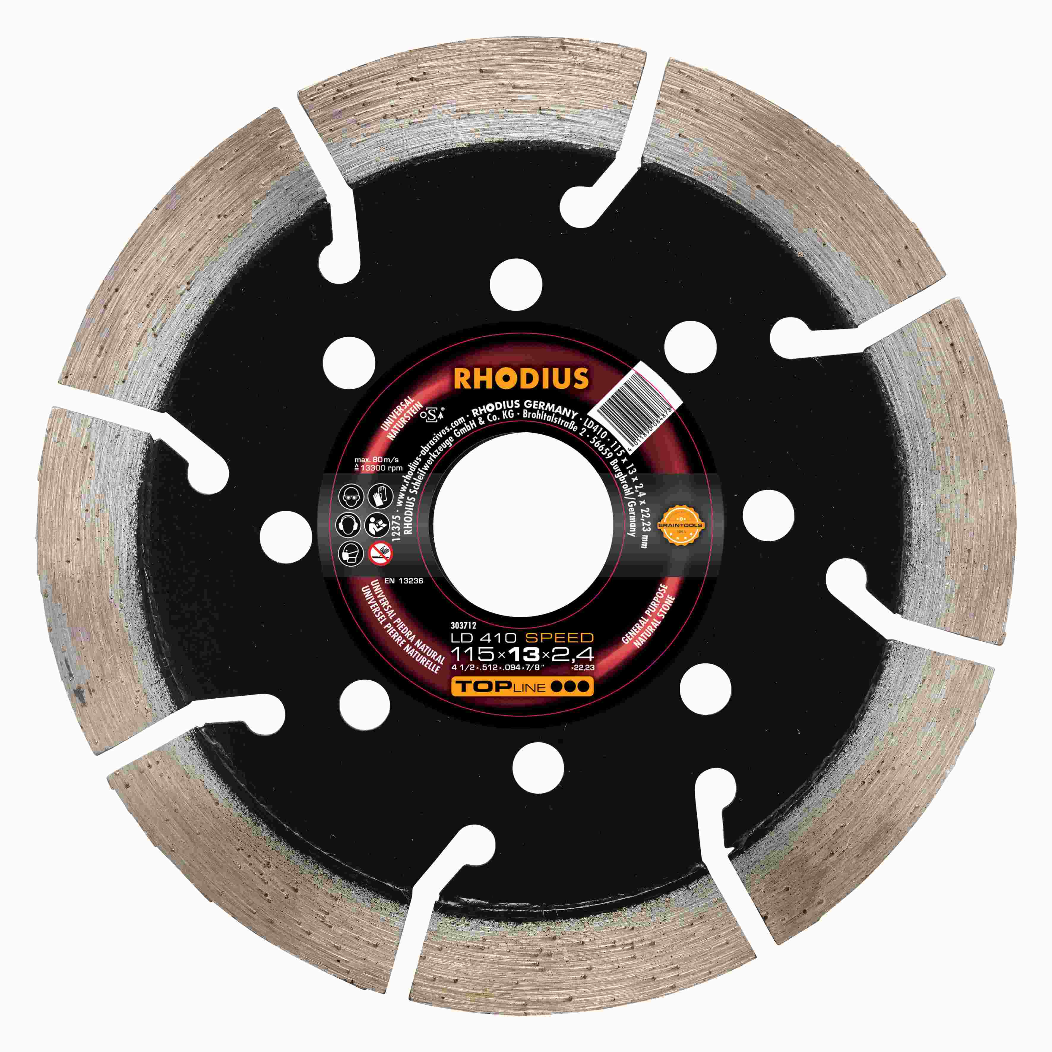 Diamantový kotúč LD410 Speed 115x13,0x2,4x22,23 segmentový 