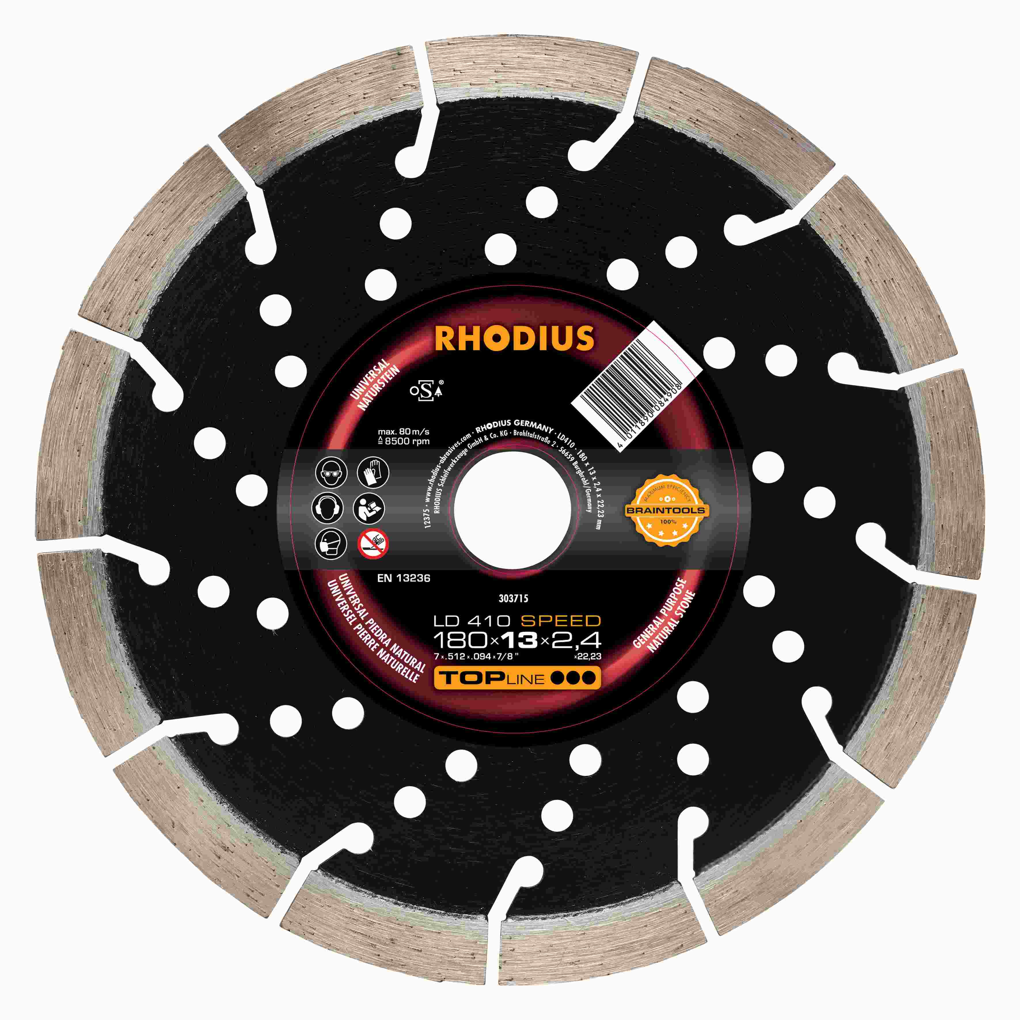 Diamantový kotúč LD410 Speed 180x13,0x2,4x22,23 segmentový 