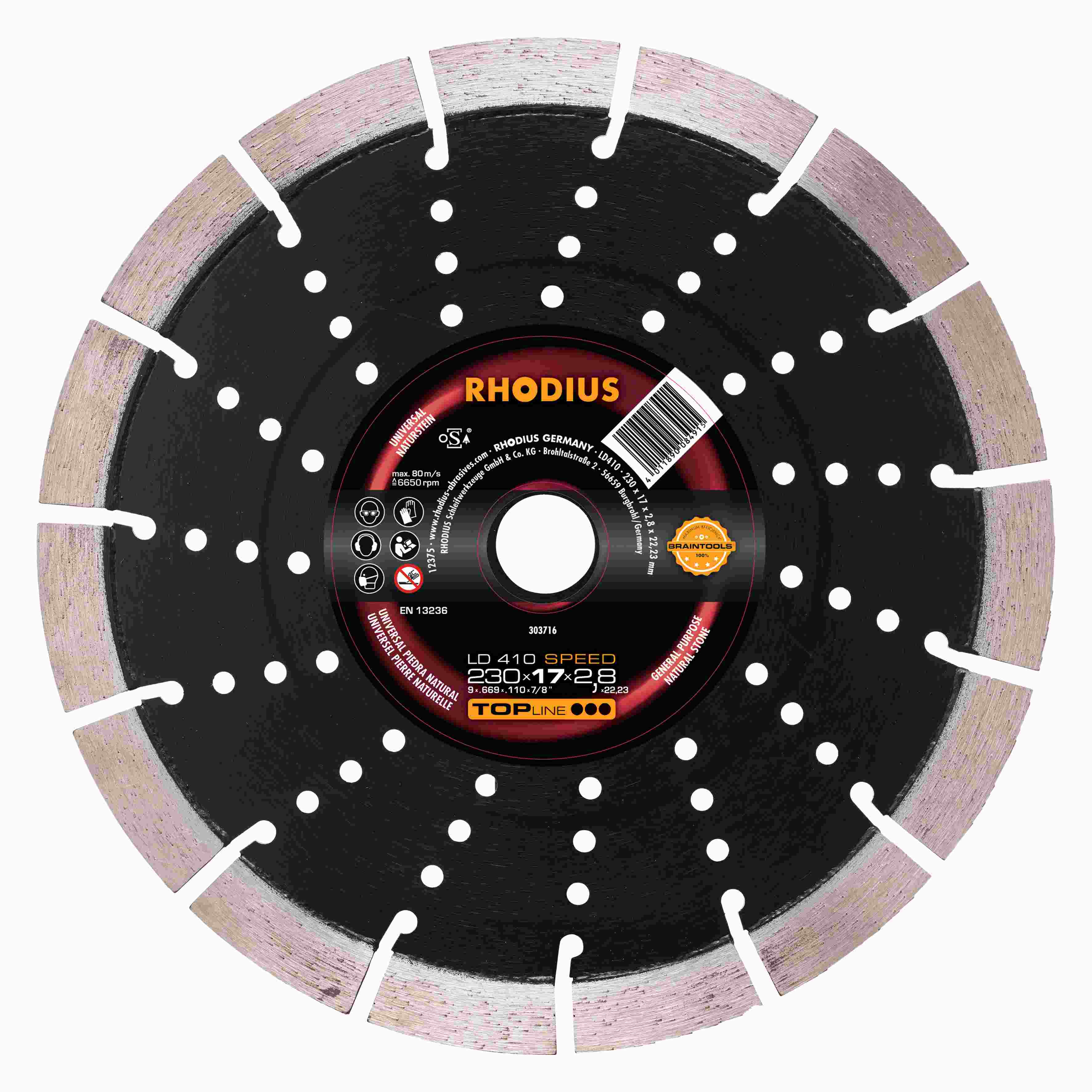 Diamantový kotúč LD410 Speed 230x17,0x2,8x22,23 segmentový 