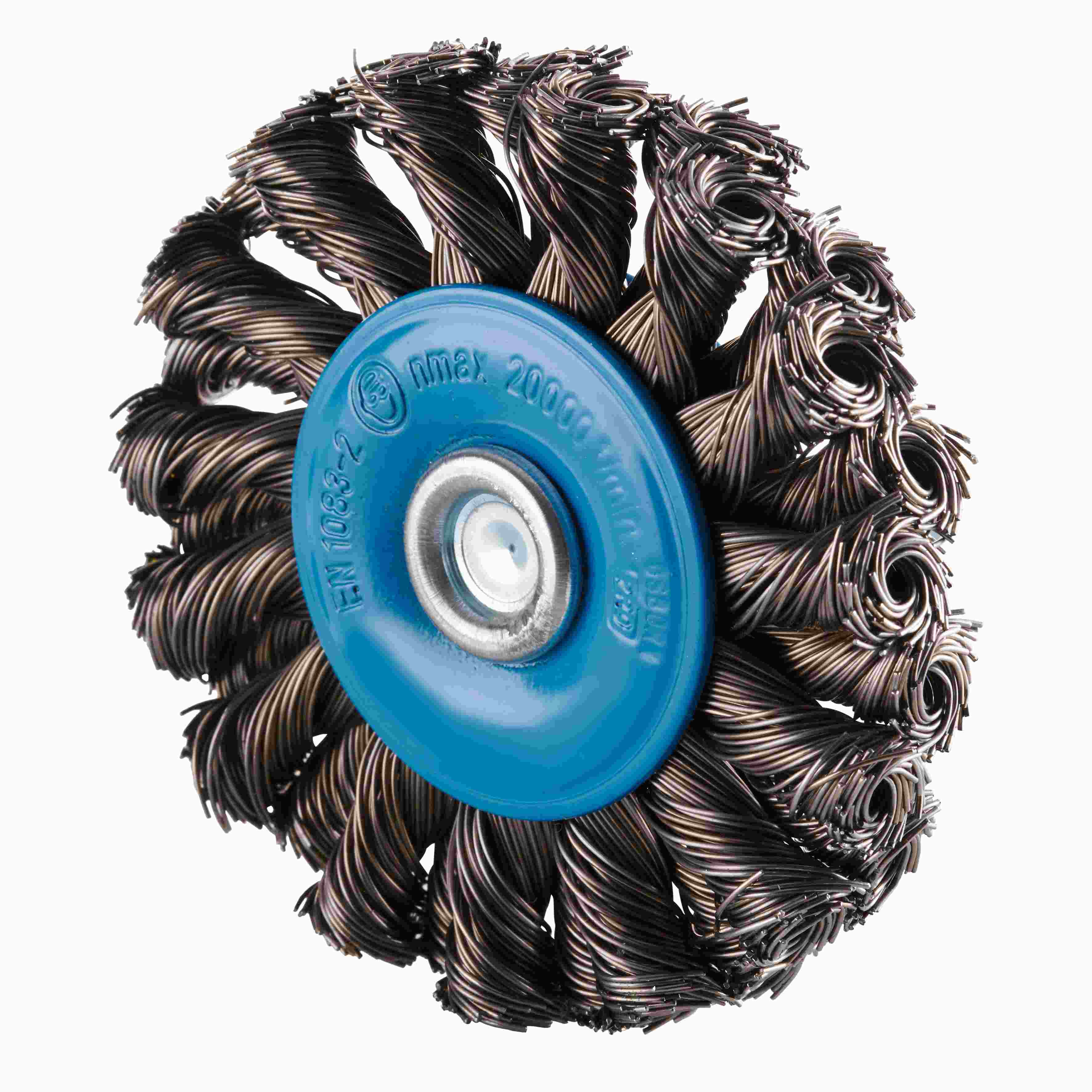 Rotačná kefa so stopkou SRBZGS 75x16x15x6,0 spletaný drôt 0,50 mm