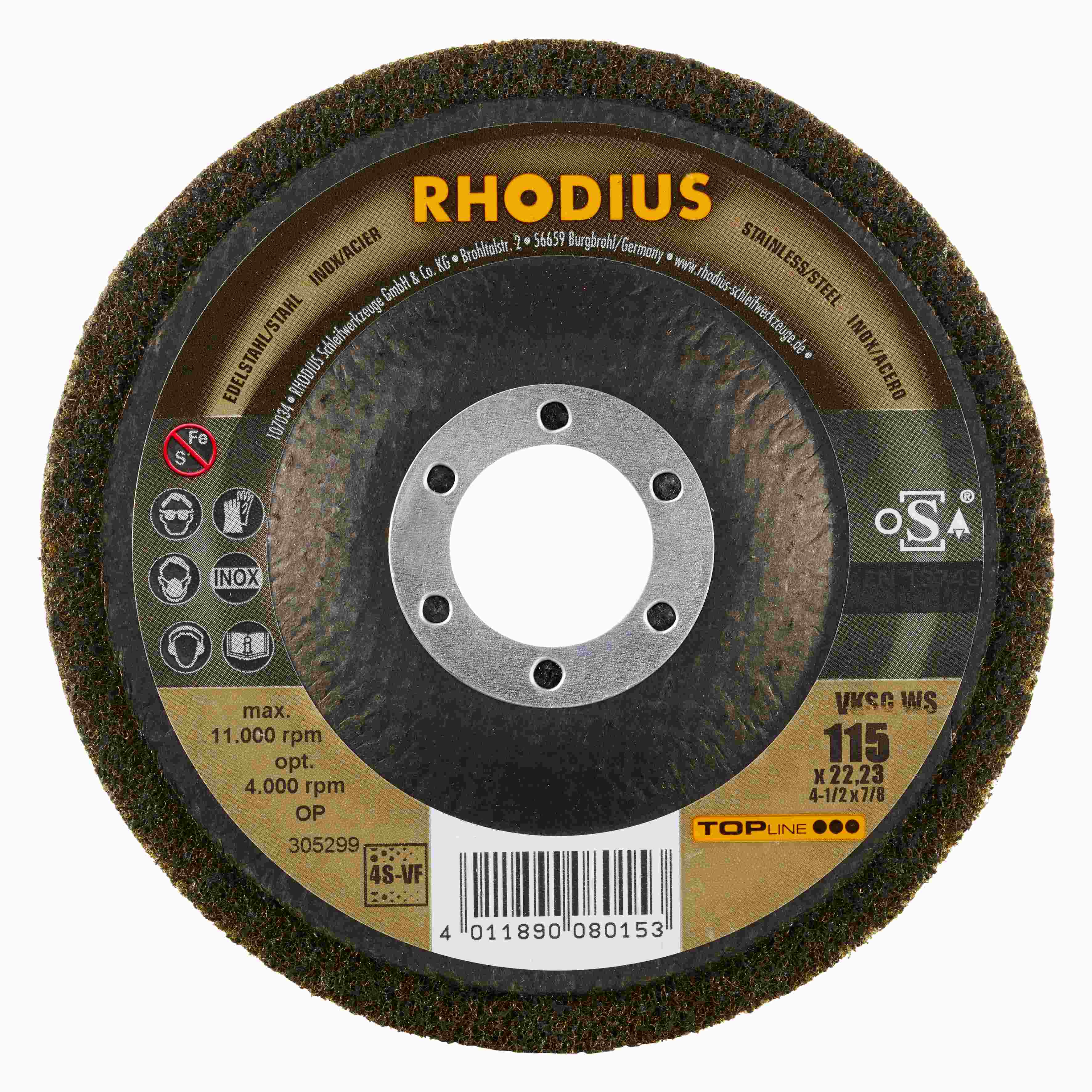 Tanier s kompaktným rúnom - rovný VKSG WS 115x22,23 rovný 4S-velmi jemný