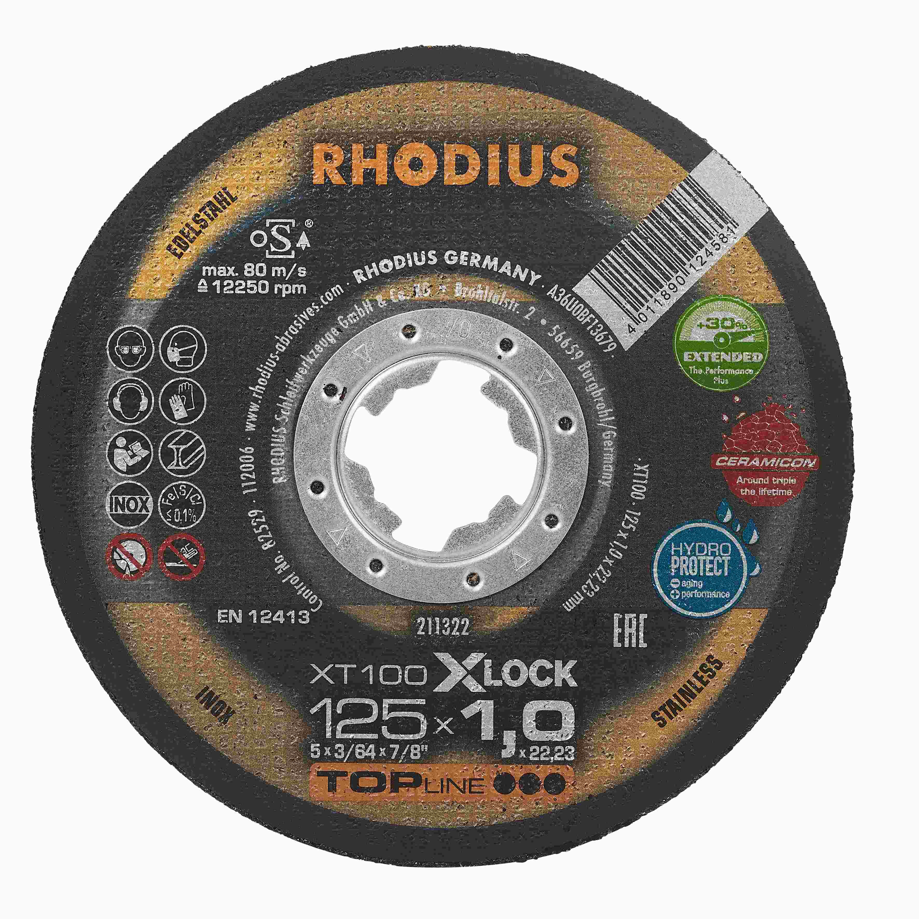 Rezný kotúč XT100 115x1,0x22,23 X-LOCK / keram. zrno 