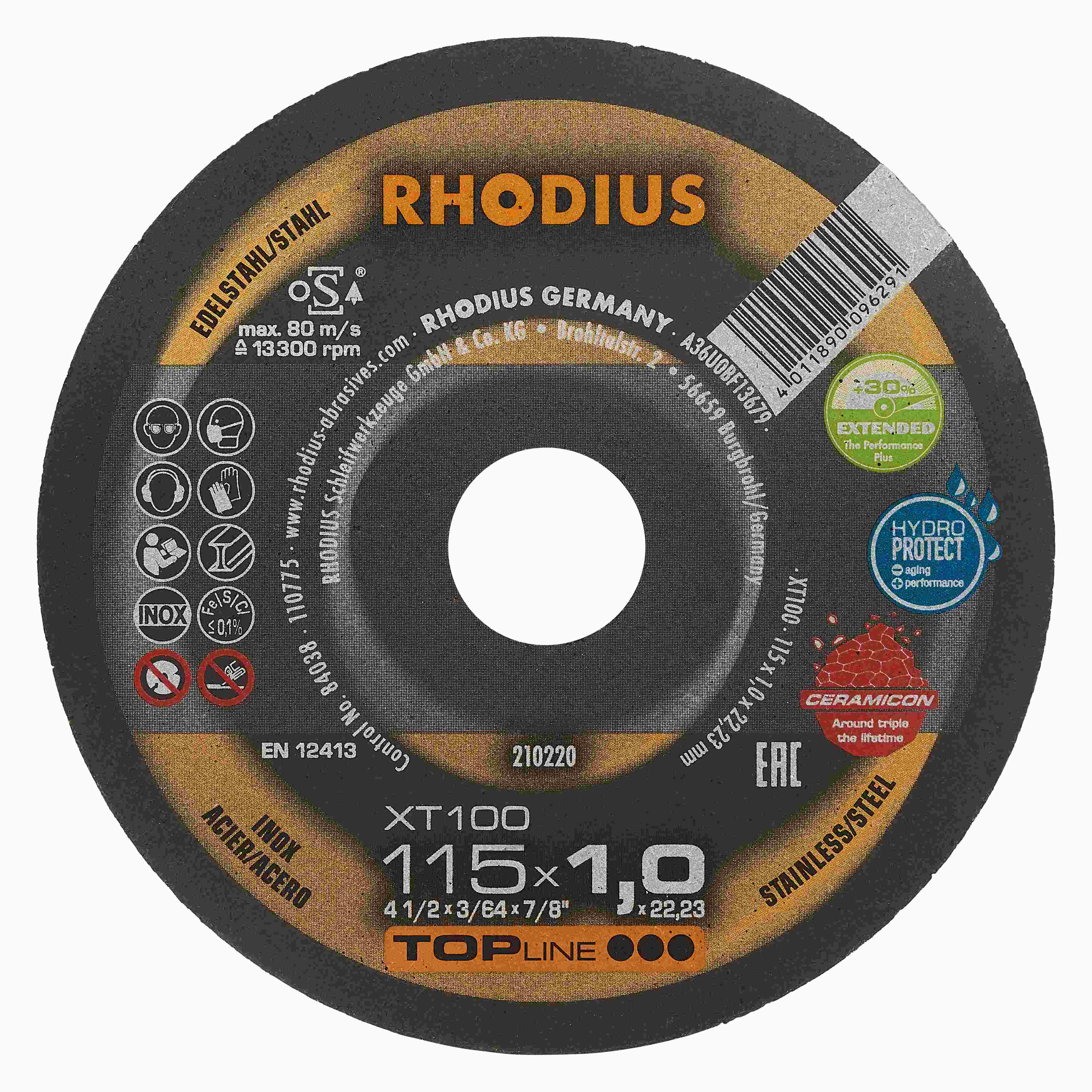 Rezný kotúč XT100 115x1,0x22,23 keramické zrno 