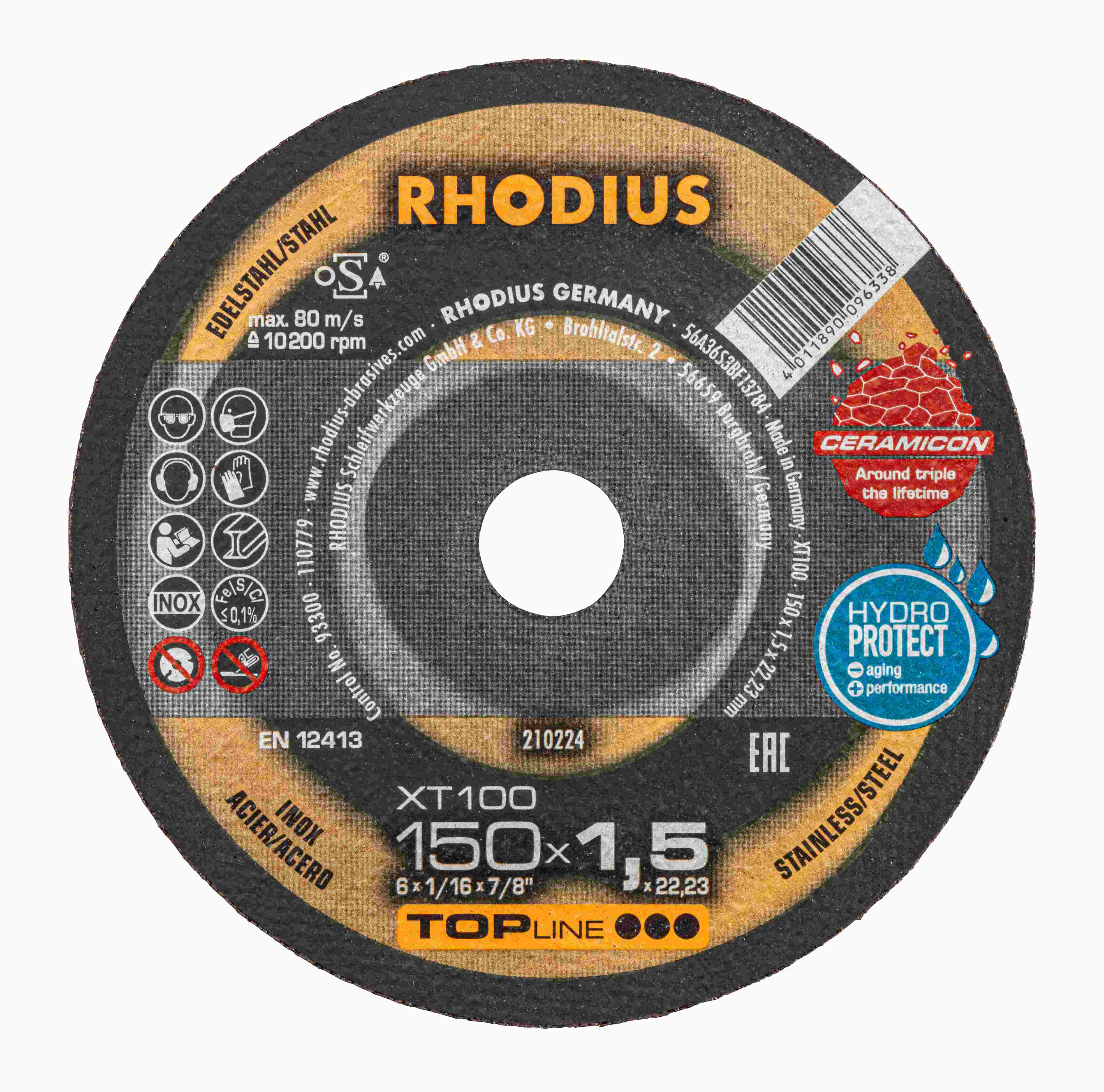 Rezný kotúč XT100 150x1,5x22,23 keramické zrno 