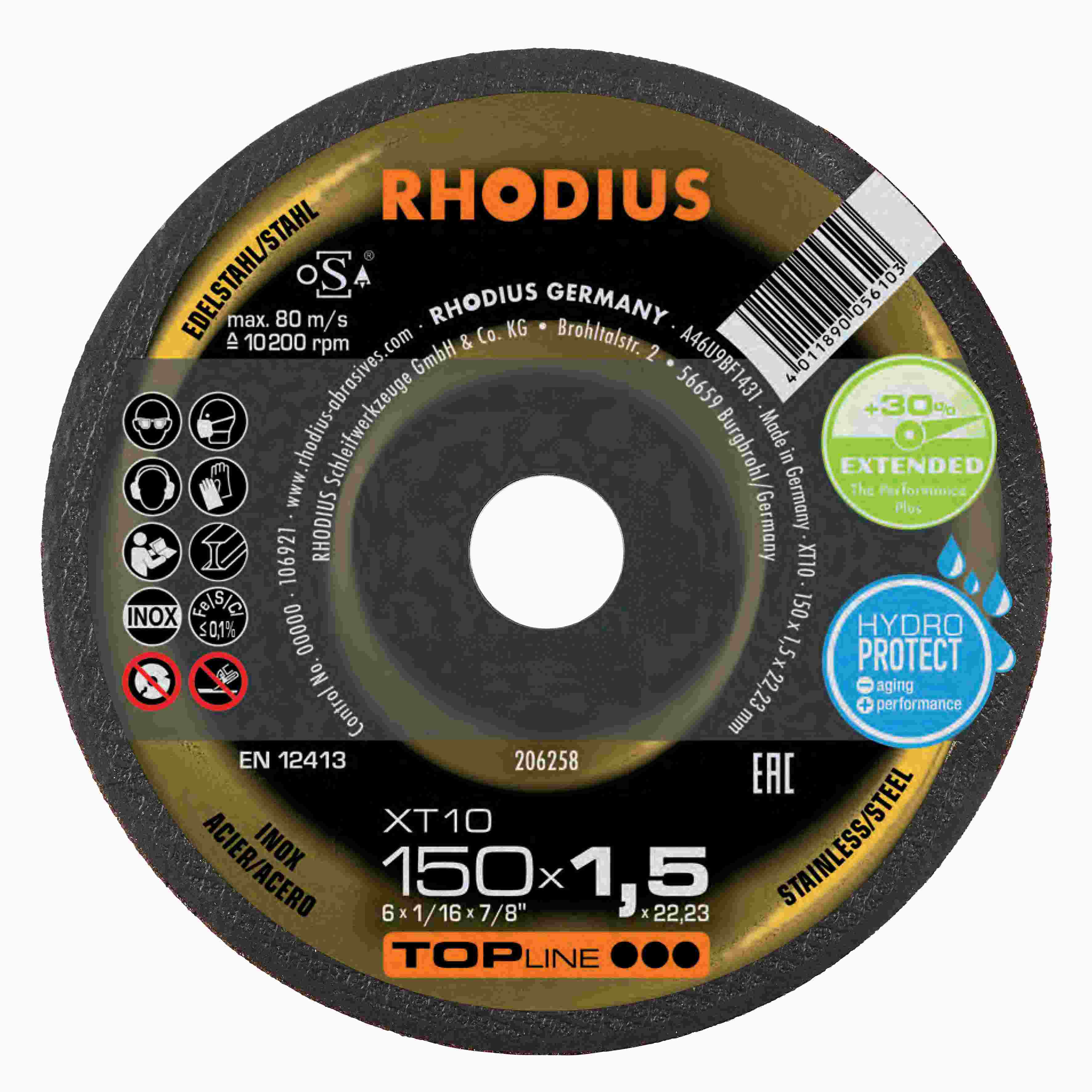 Rezný kotúč XT10 150x1,5x22,23  