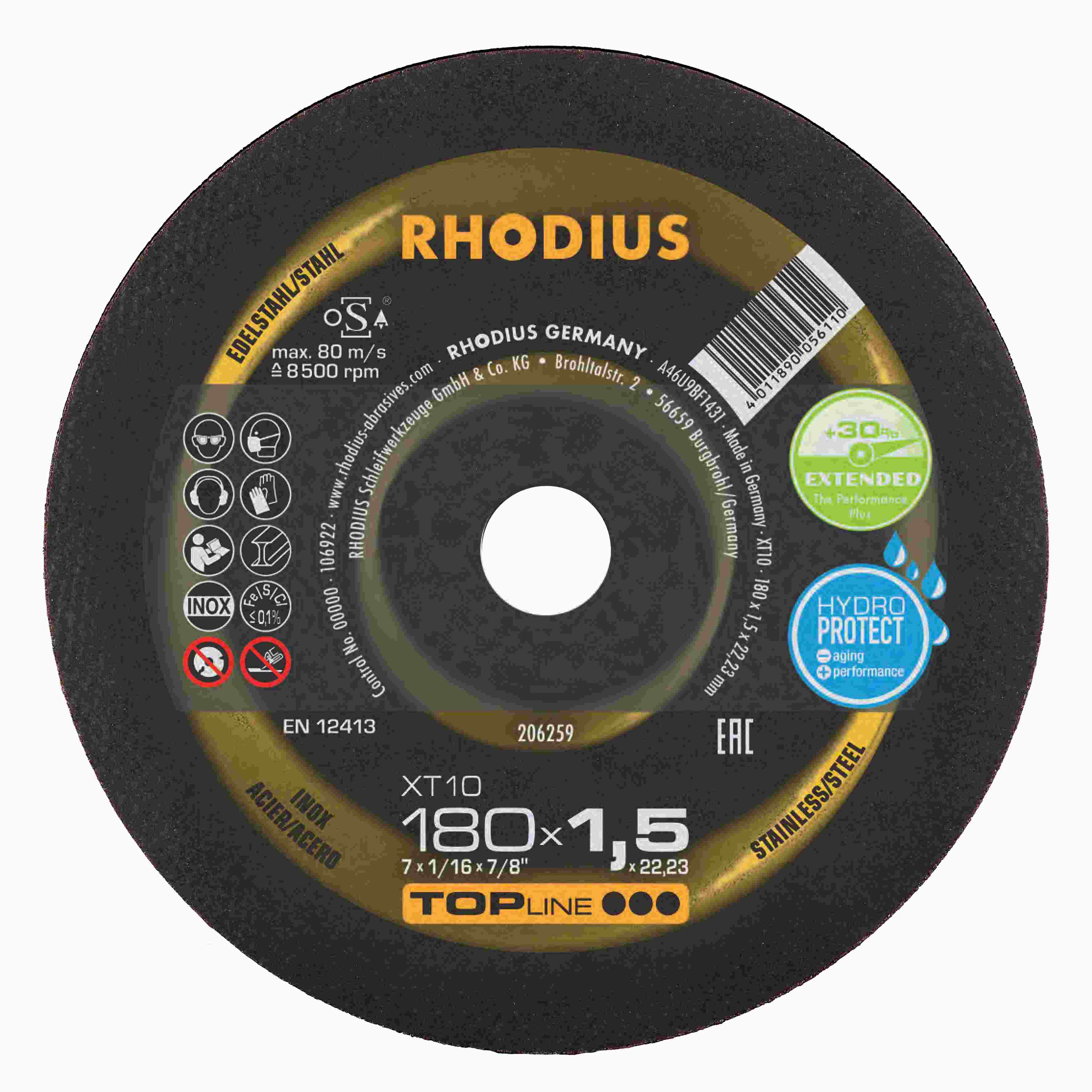 Rezný kotúč XT10 180x1,5x22,23  