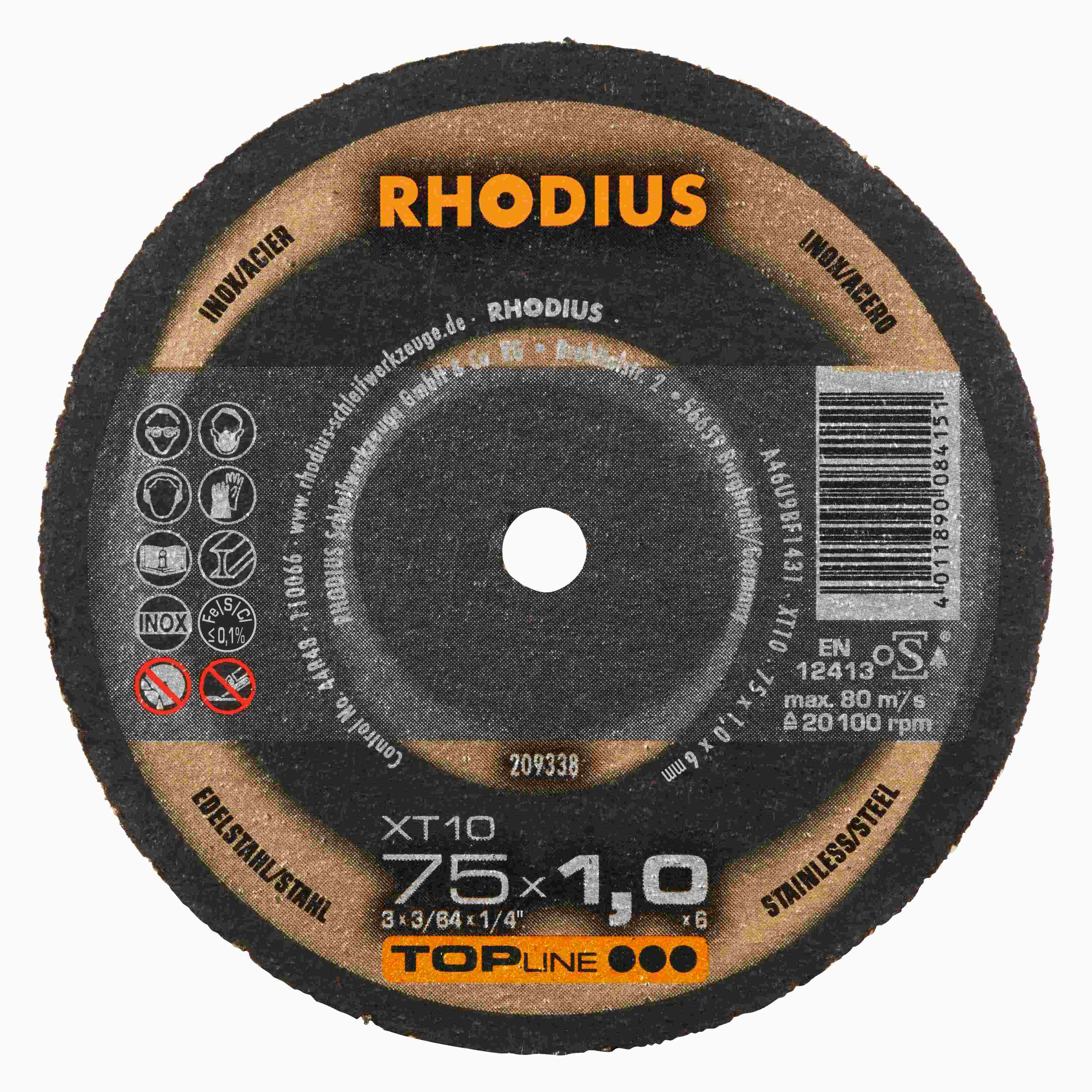 Rezný kotúč XT10 Mini 75x1,0x6,00  