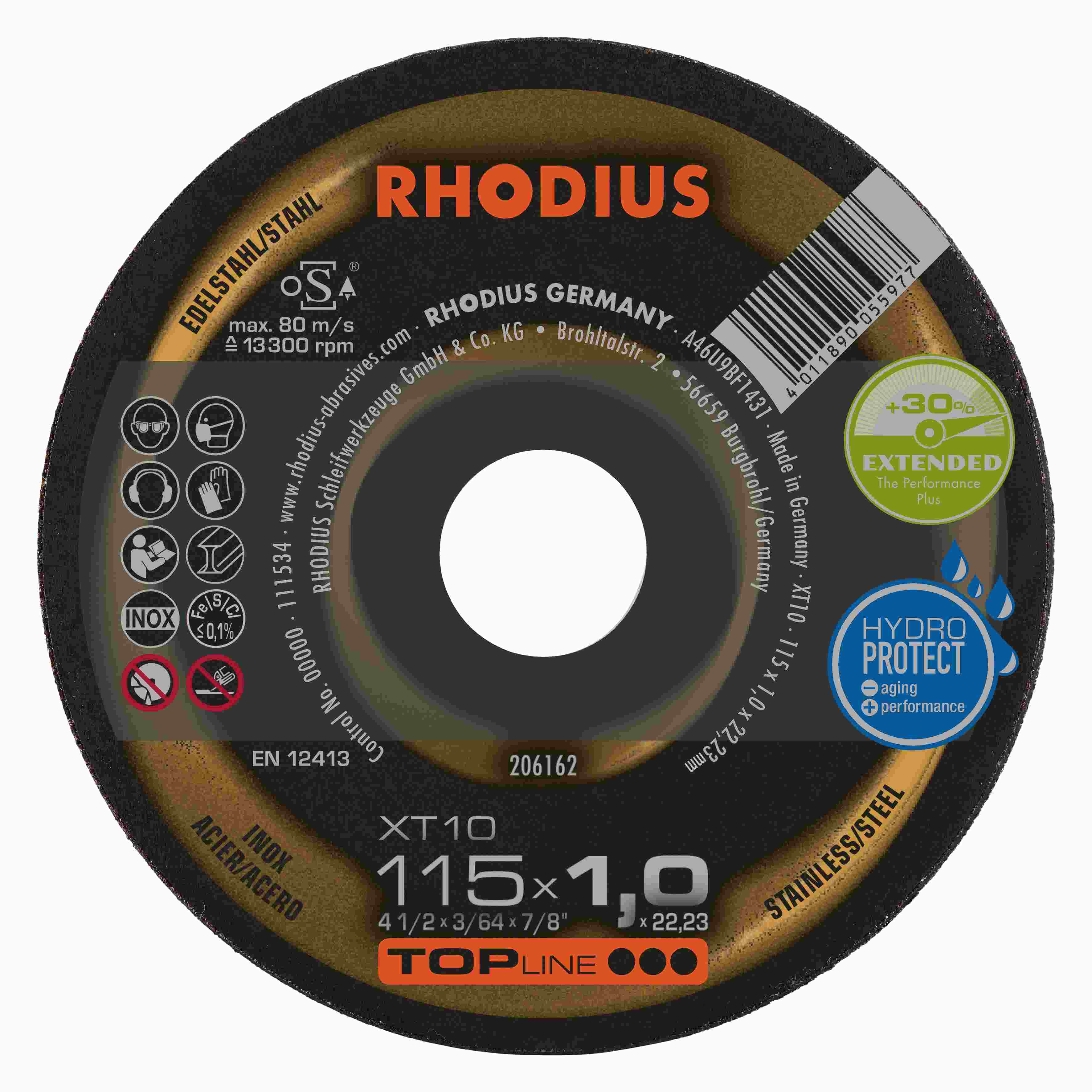 Rezný kotúč XT10 115x1,0x22,23  