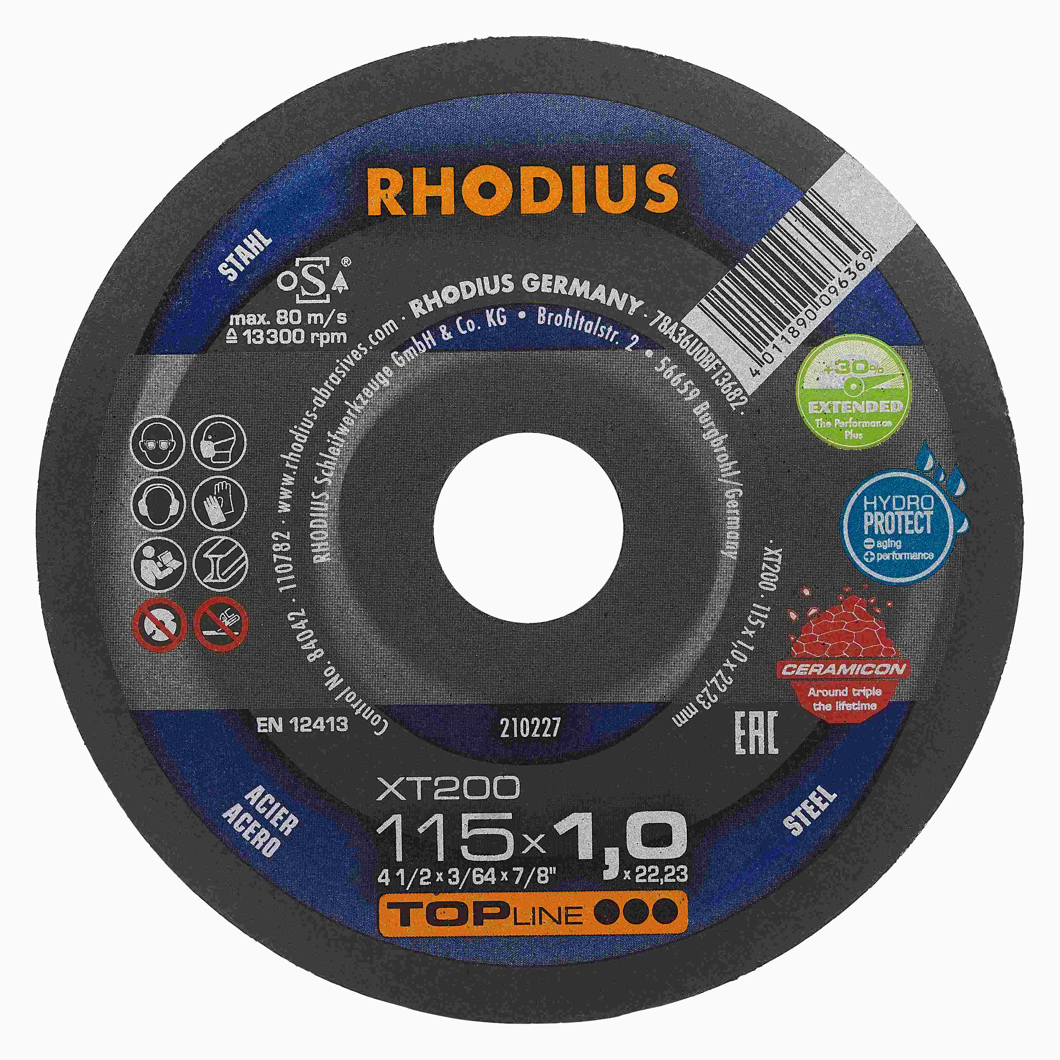 Rezný kotúč XT200 115x1,0x22,23 keramické zrno 