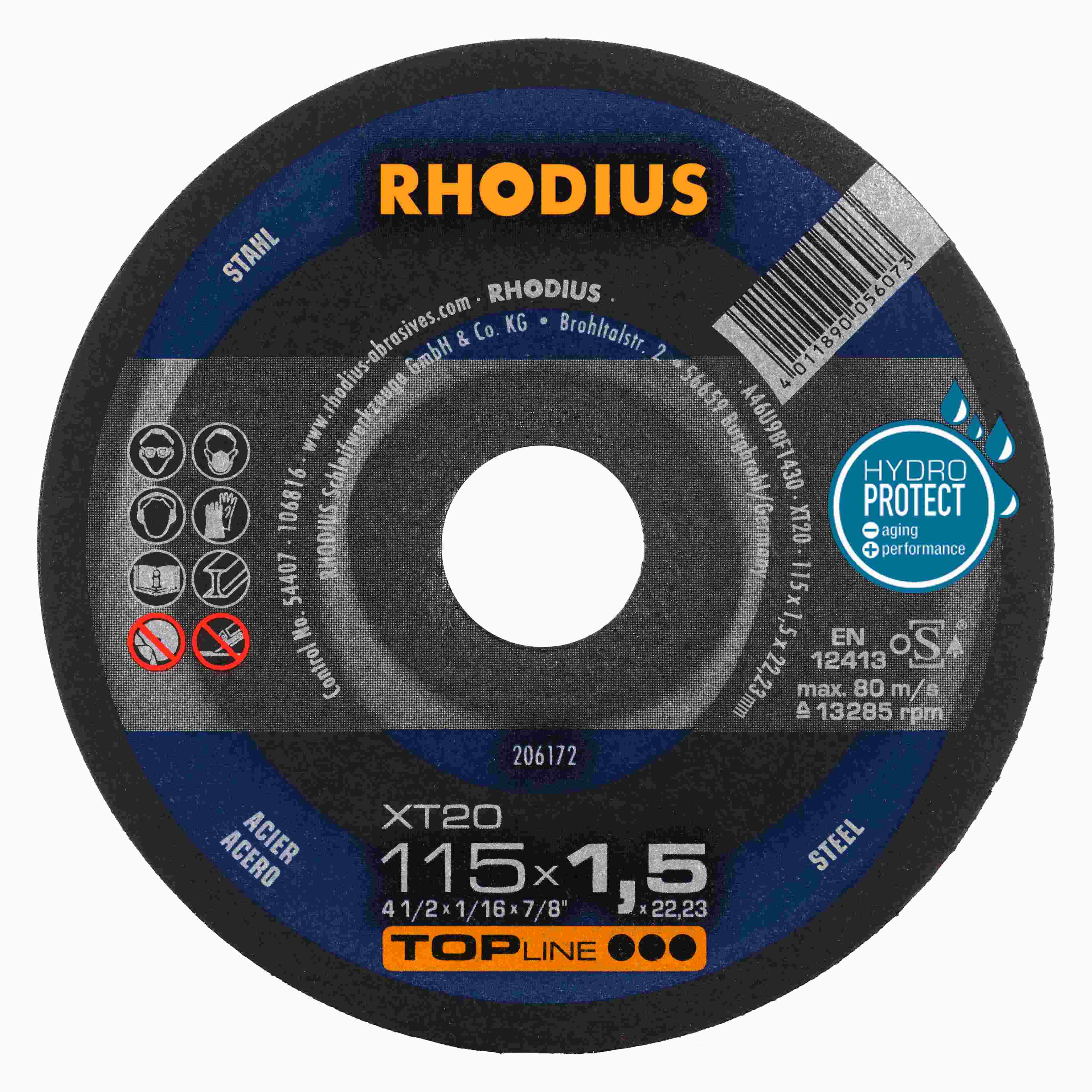 Rezný kotúč XT20 115x1,5x22,23  