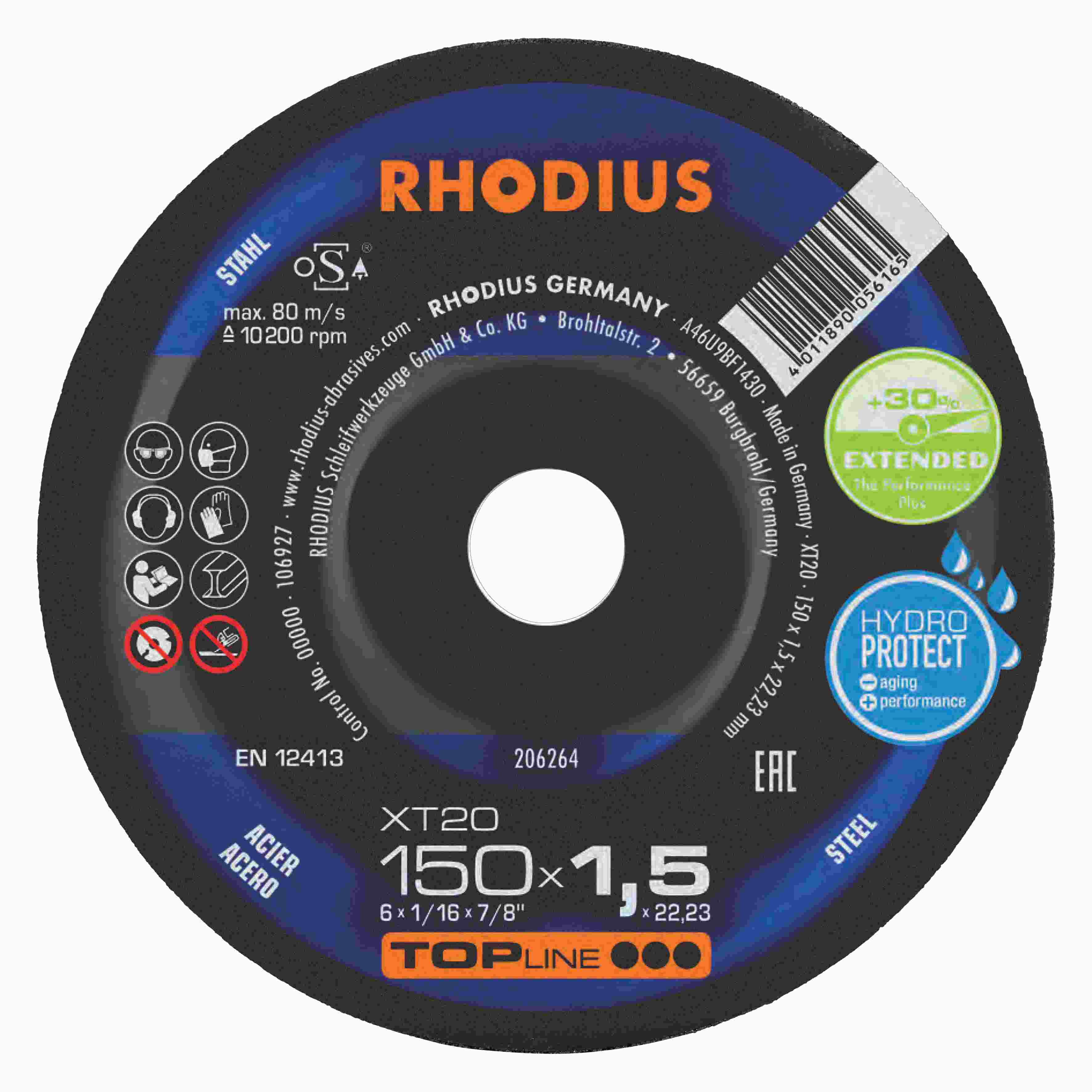 Rezný kotúč XT20 150x1,5x22,23  