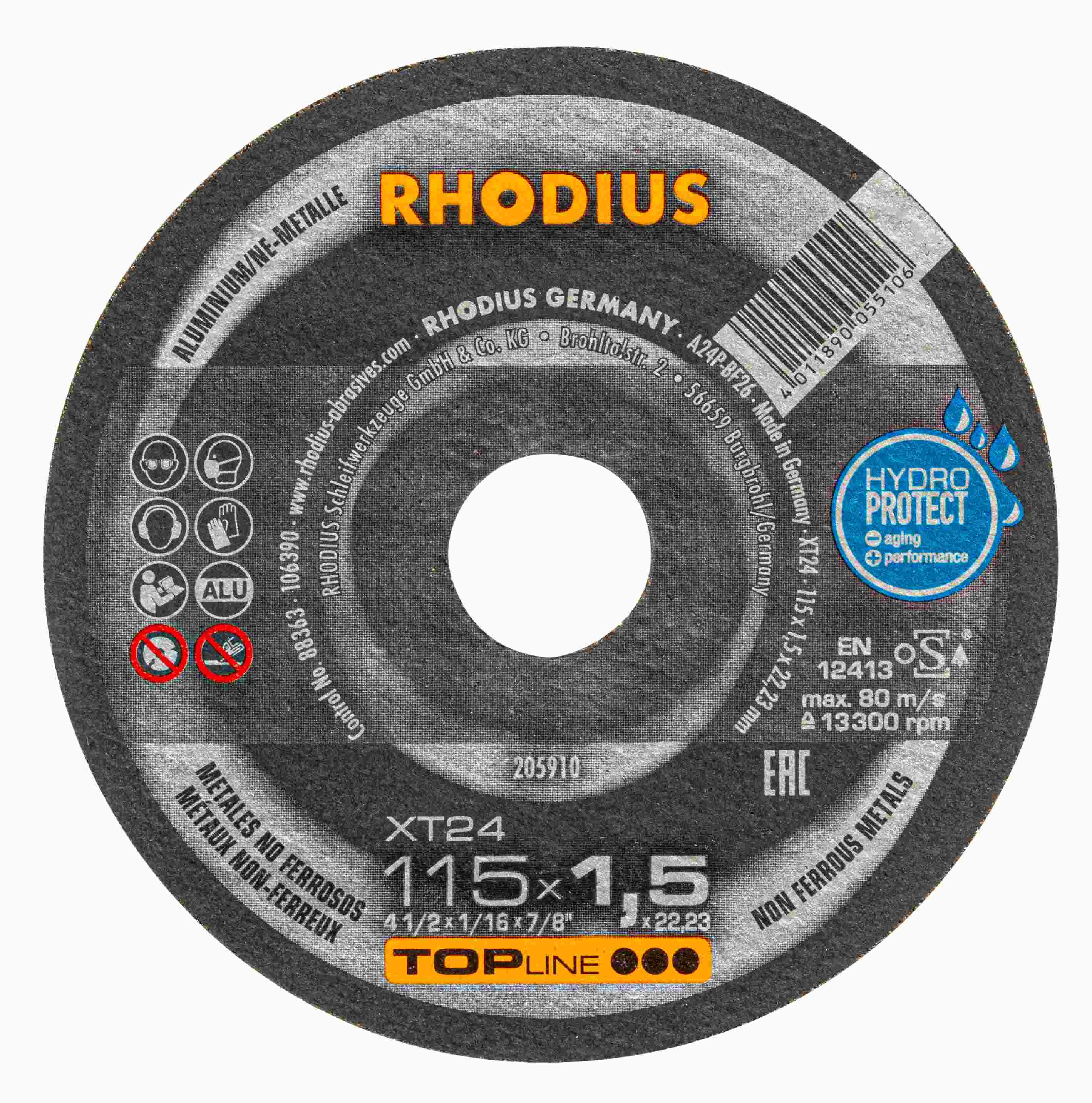 Rezný kotúč XT24 115x1,5x22,23  