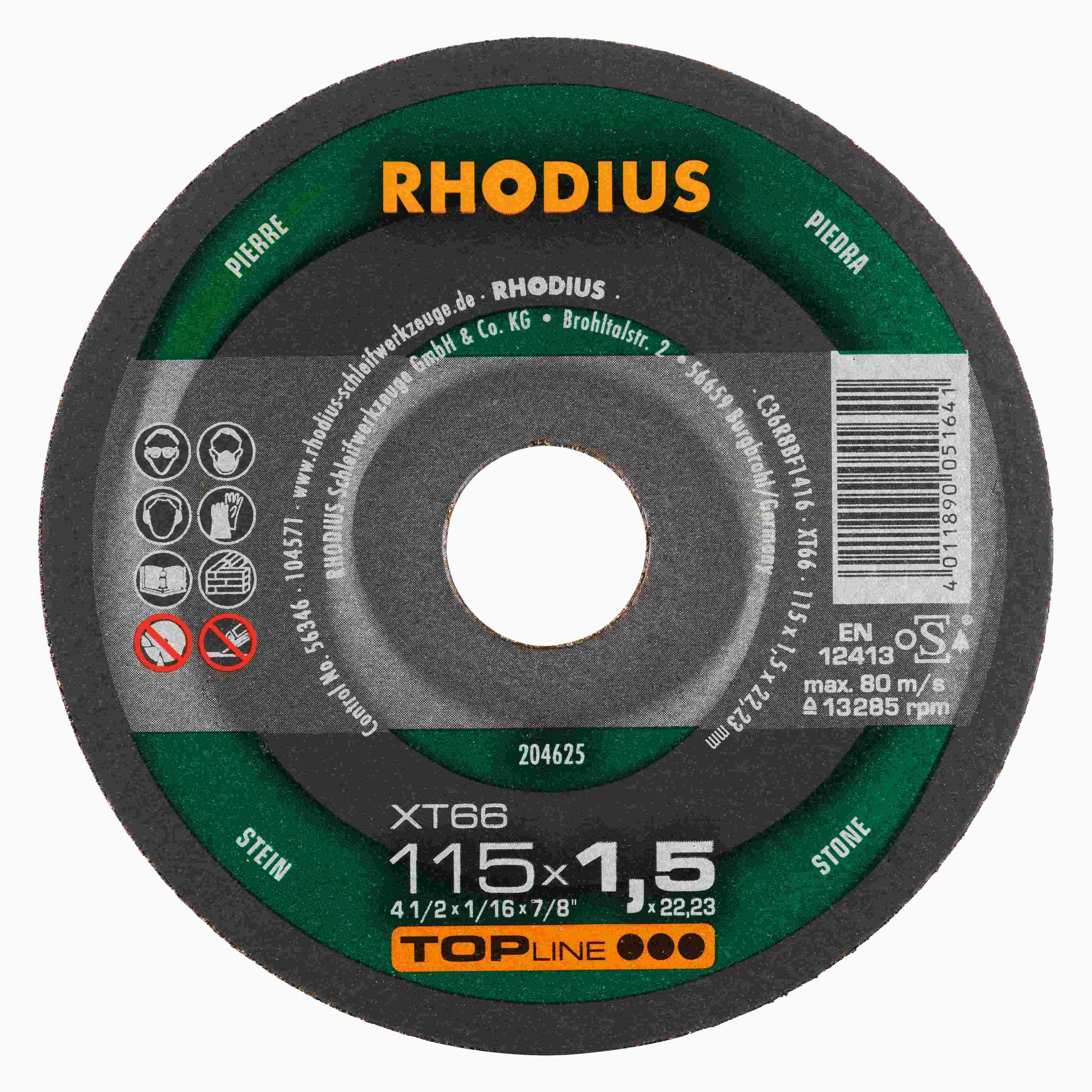 Rezný kotúč XT66 115x1,5x22,23  