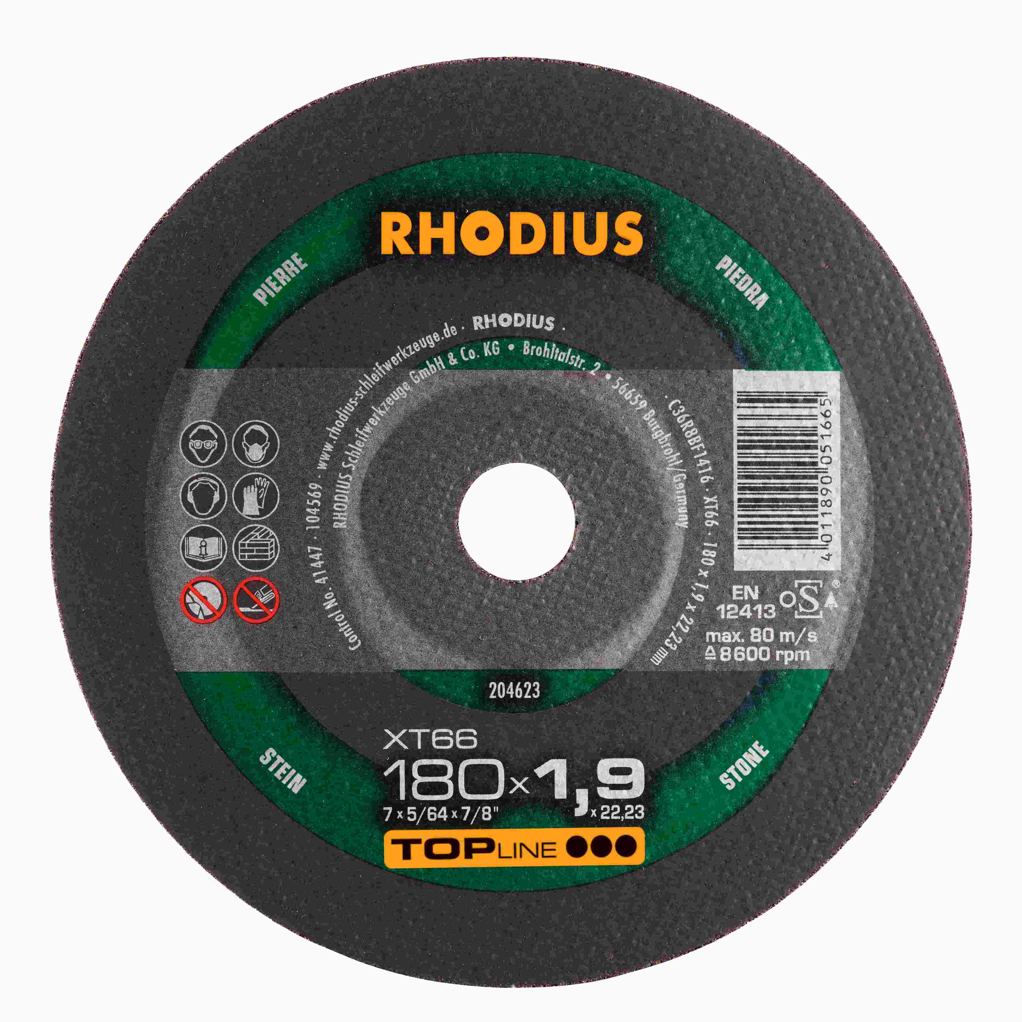 Rezný kotúč XT66 180x1,9x22,23  