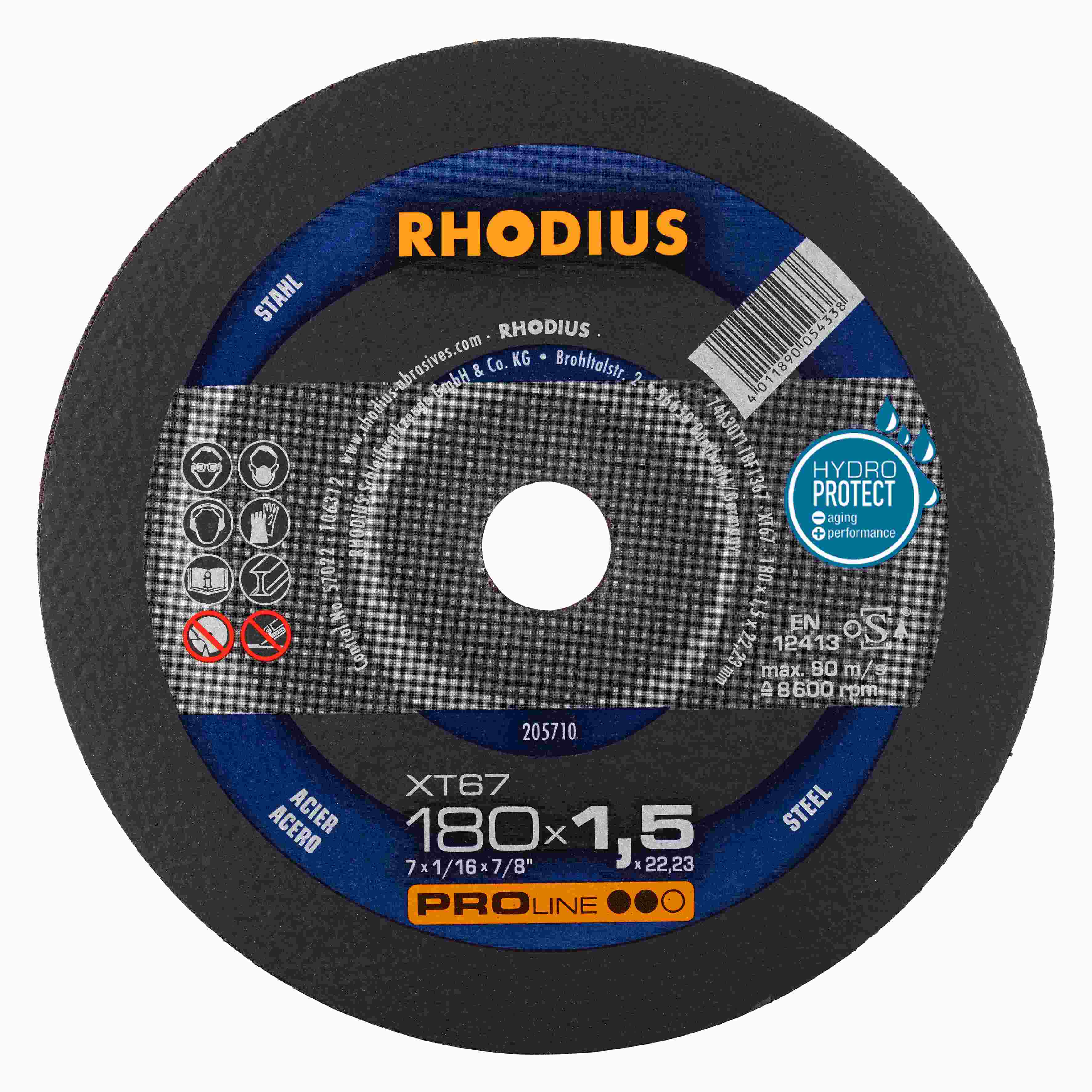 Rezný kotúč XT67 180x1,5x22,23  