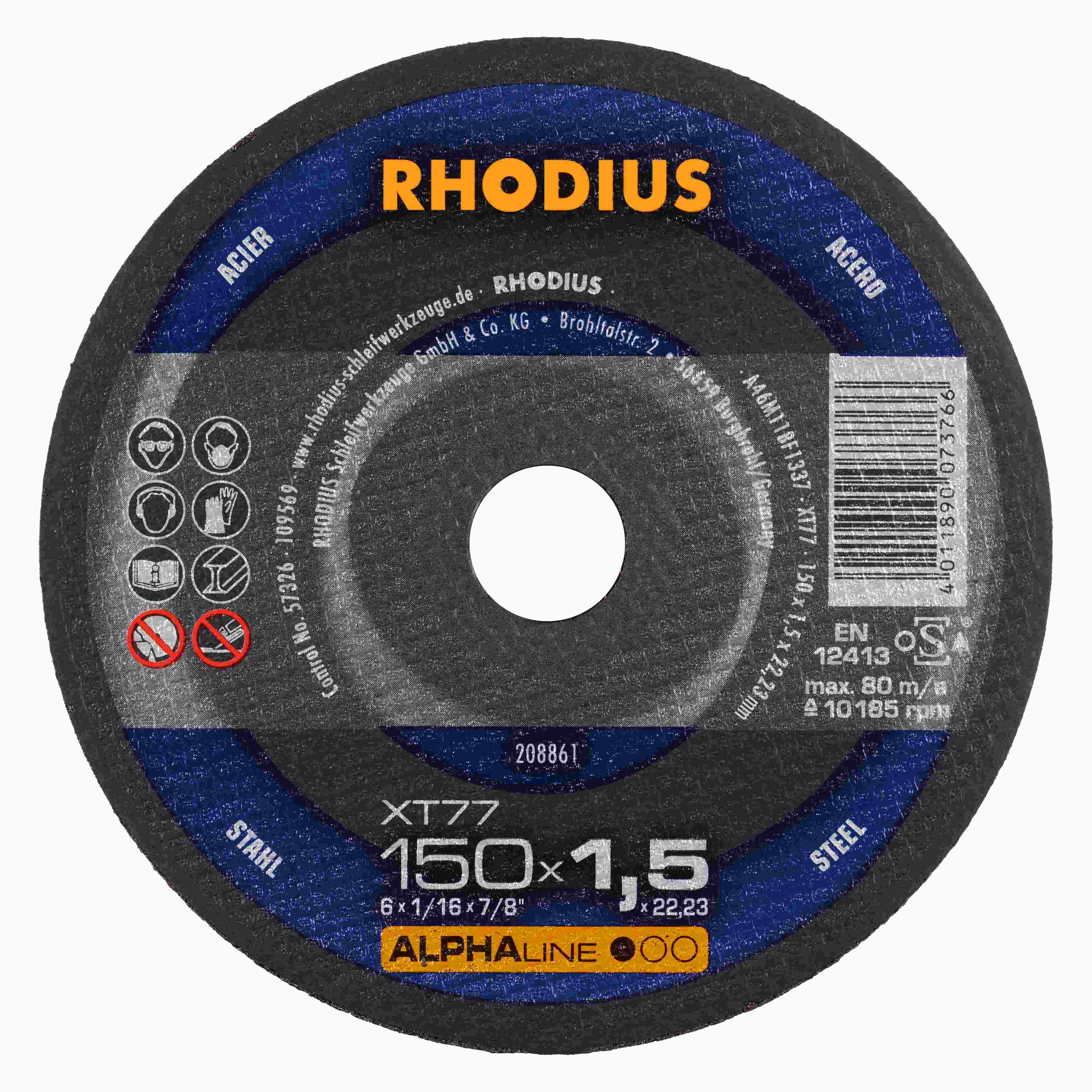 Rezný kotúč XT77 150x1,5x22,23  