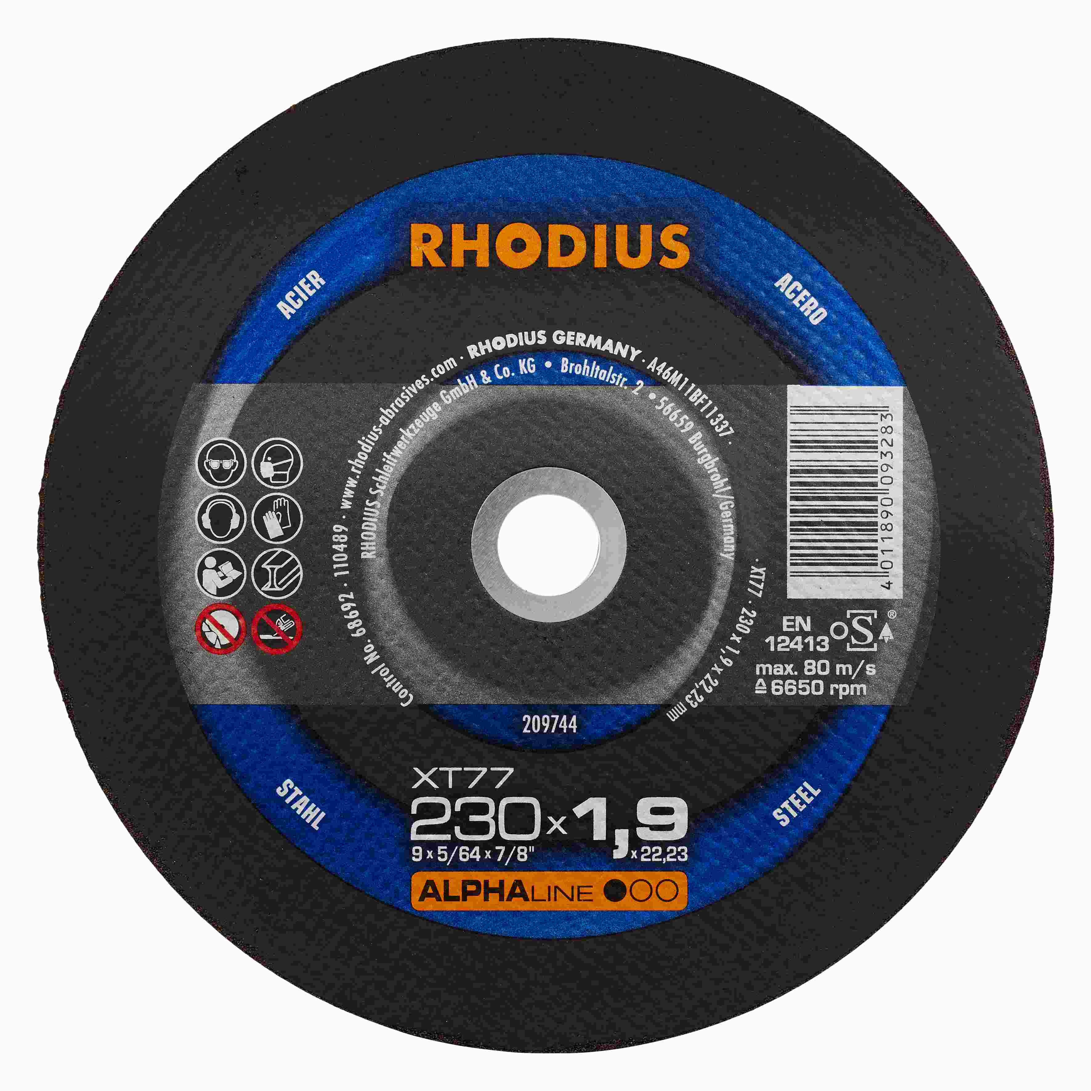 Rezný kotúč XT77 230x1,9x22,23  