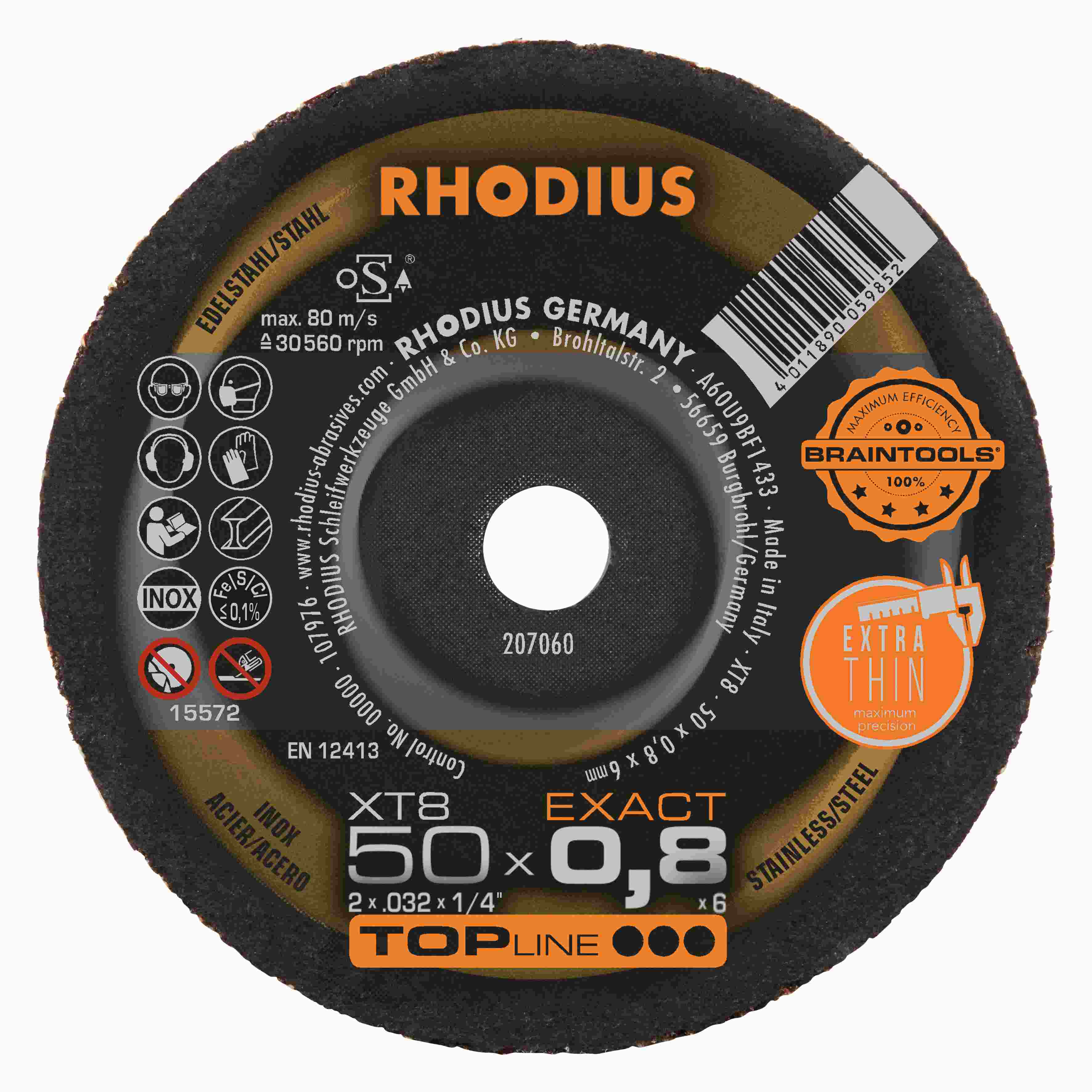 Rezný kotúč XT8 Exact Mini 50x0,8x6,00  