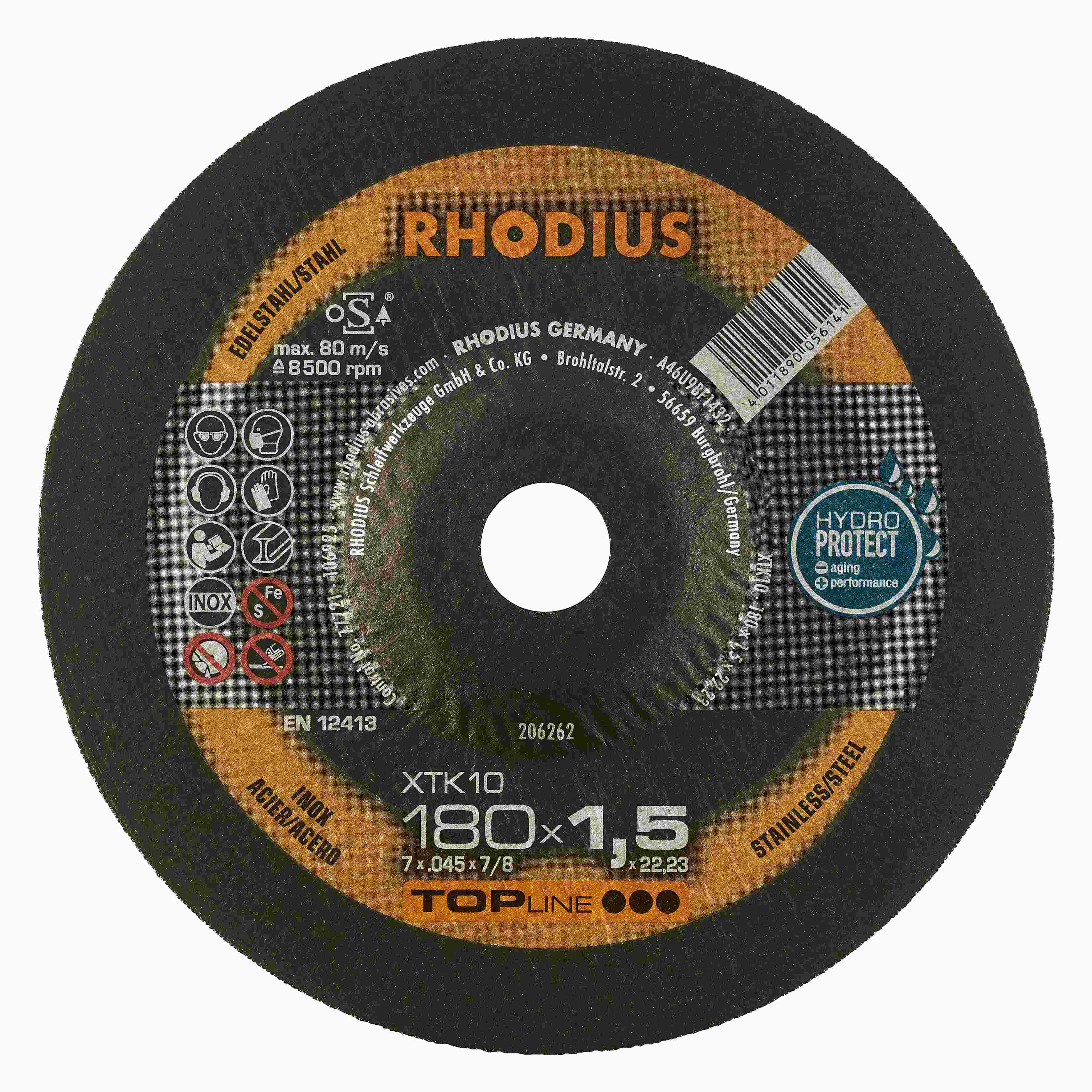 Rezný kotúč XTK10 180x1,5x22,23  