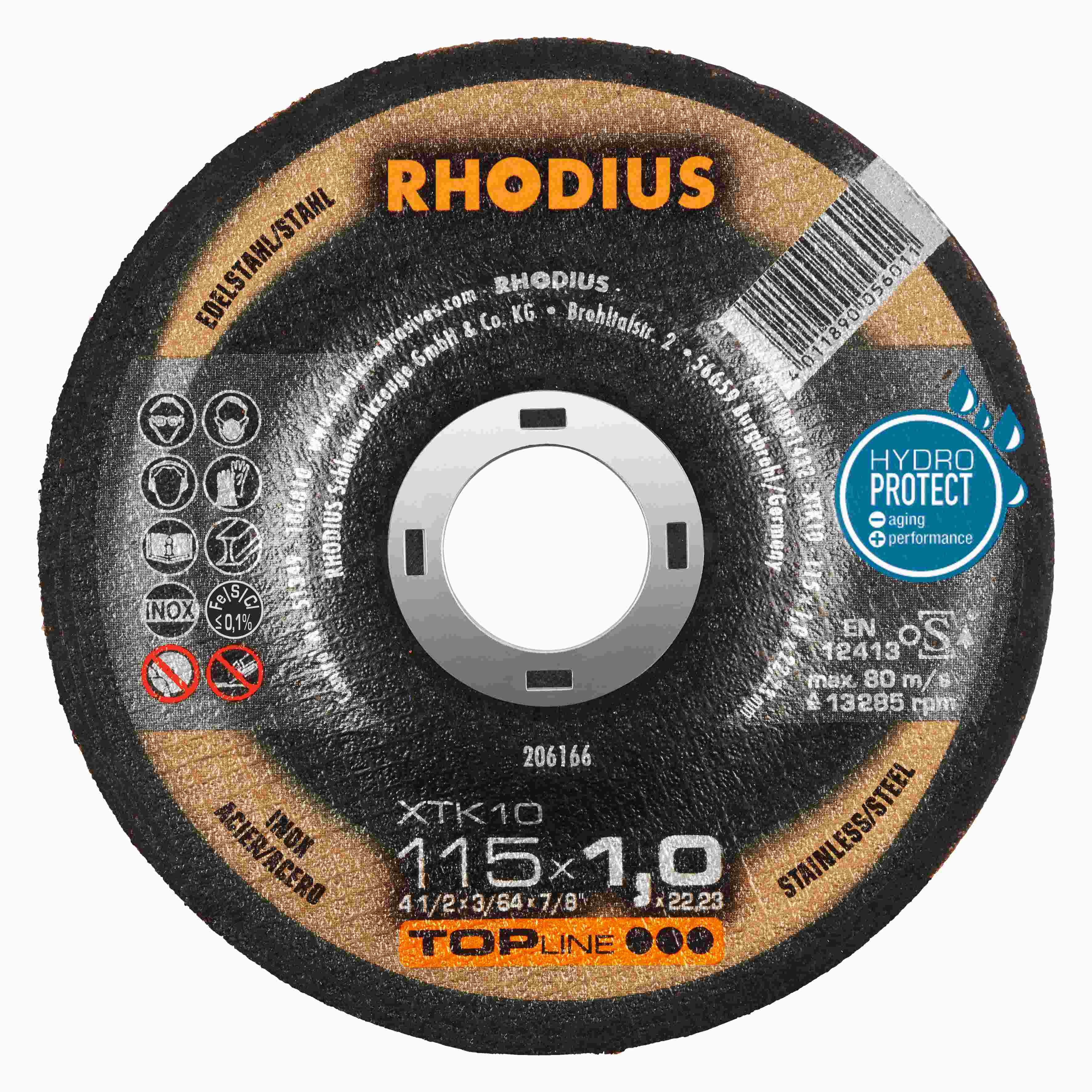 Rezný kotúč XTK10 115x1,0x22,23  
