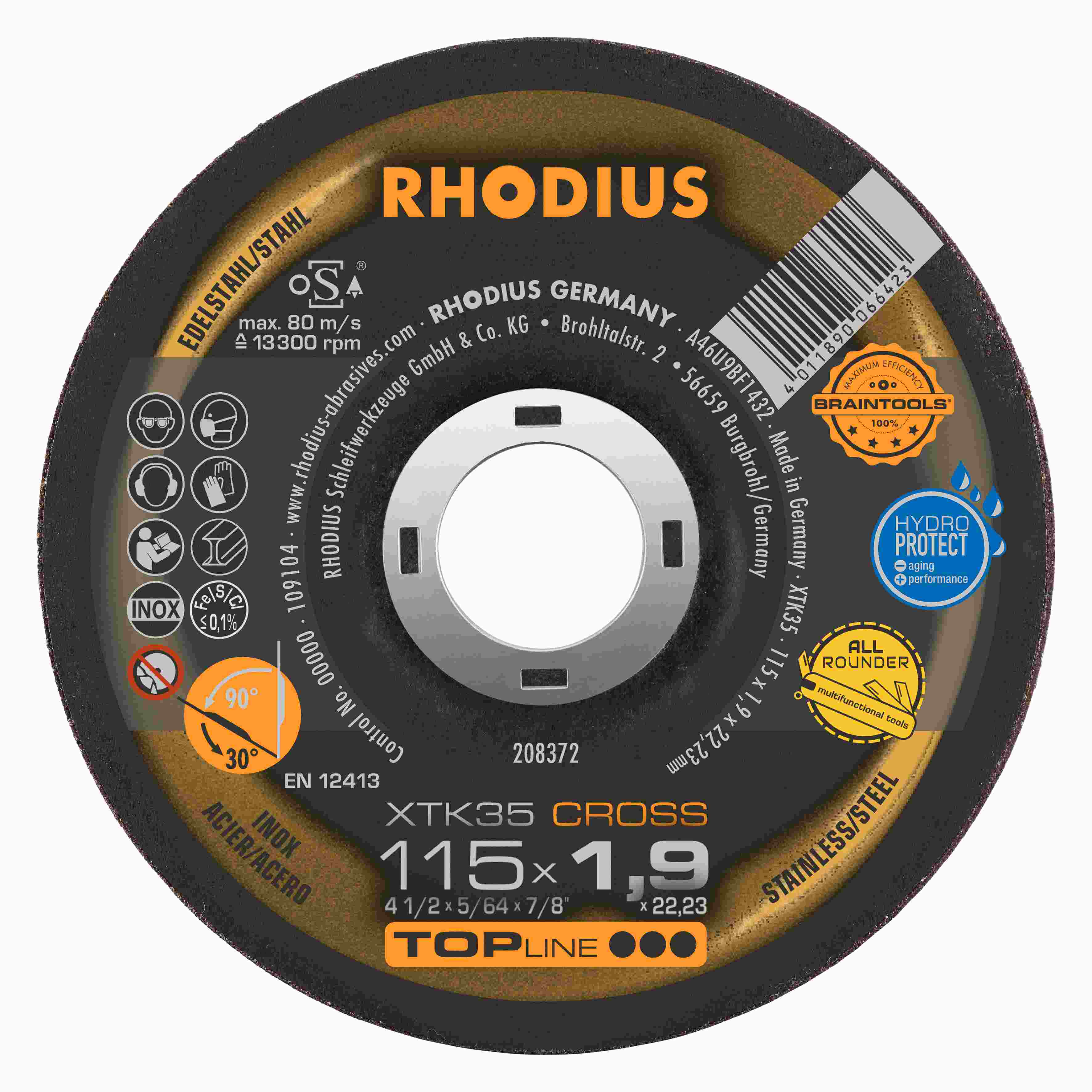 Rezný kotúč XTK35 Cross 115x1,9x22,23  