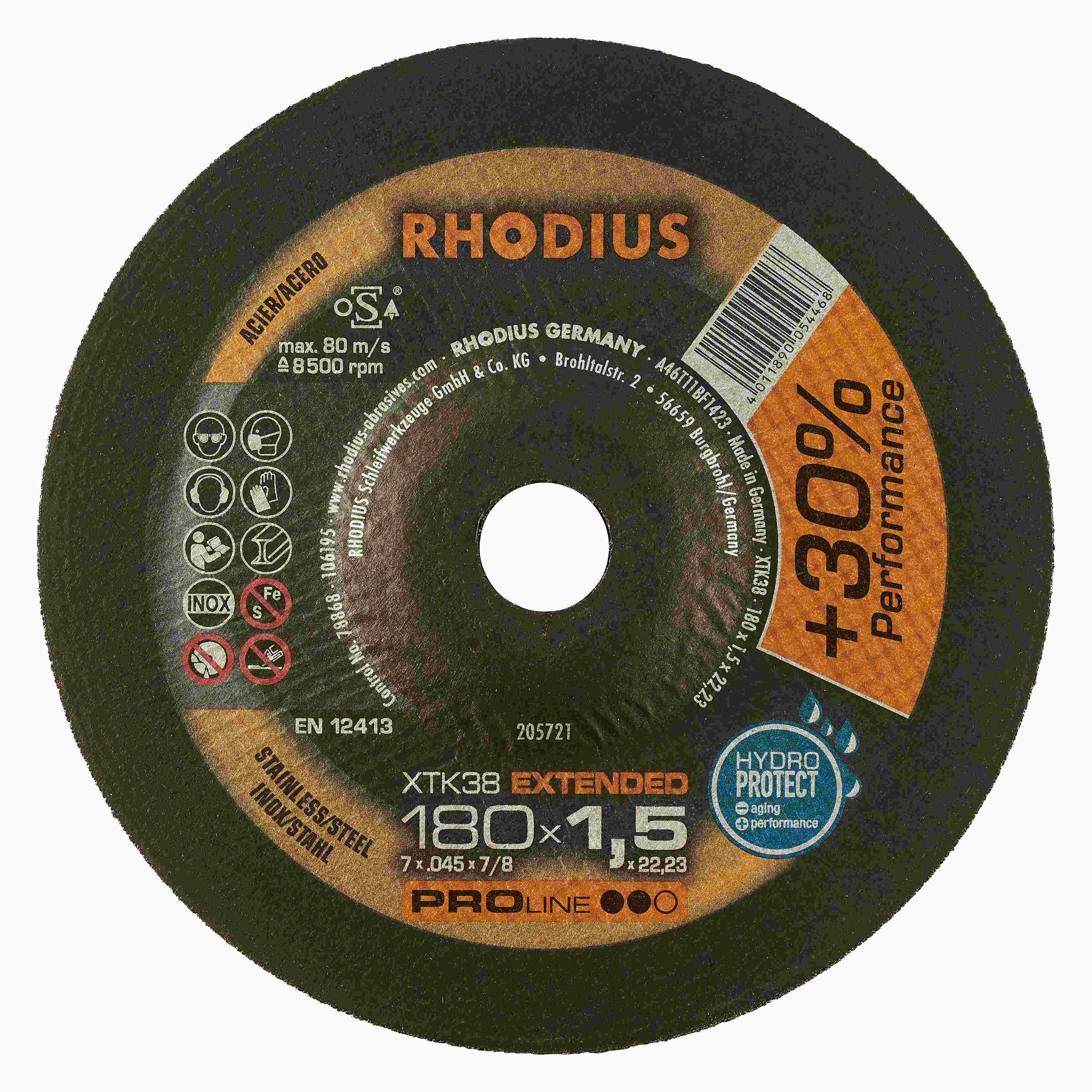 Rezný kotúč XTK38 180x1,5x22,23  