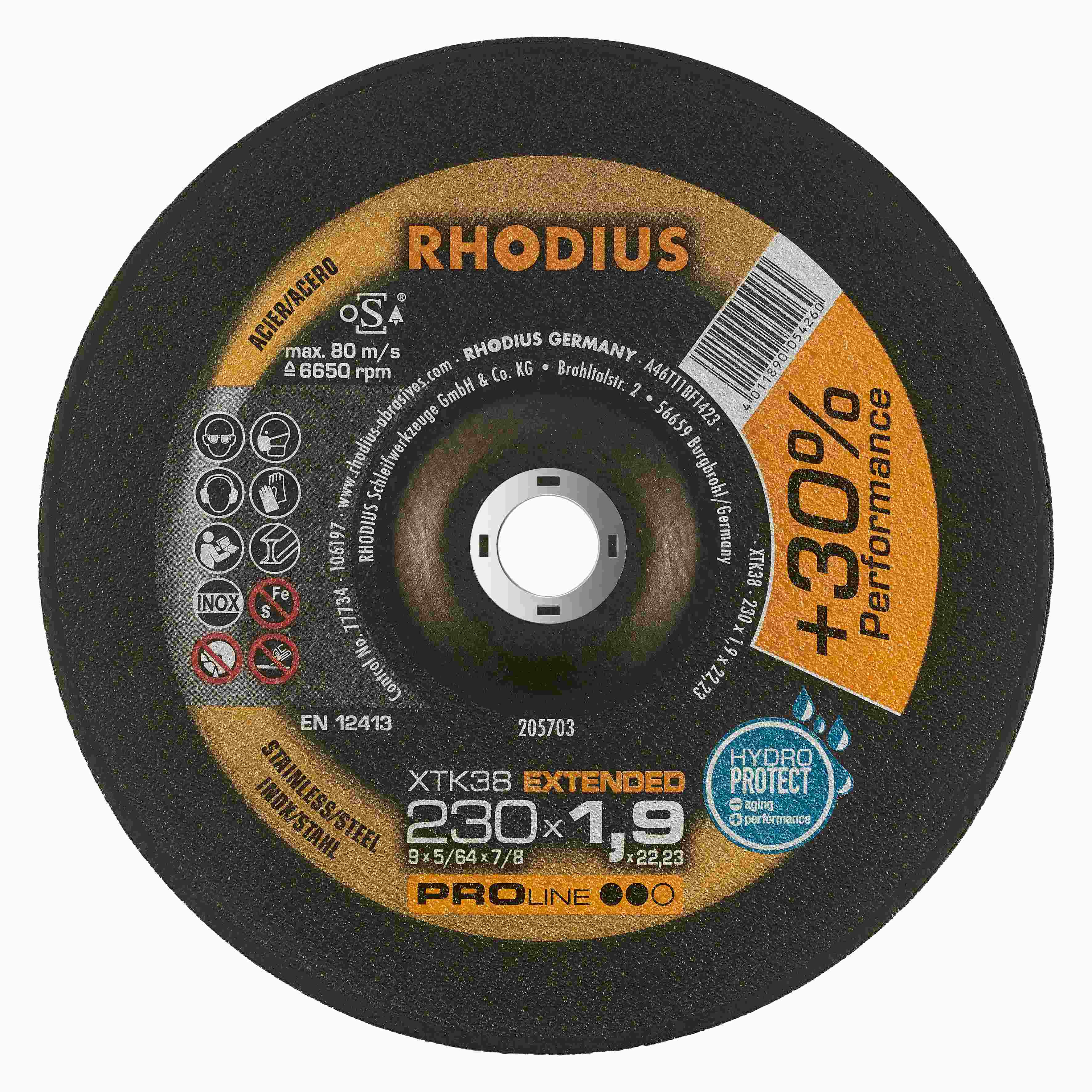 Rezný kotúč XTK38 230x1,9x22,23  