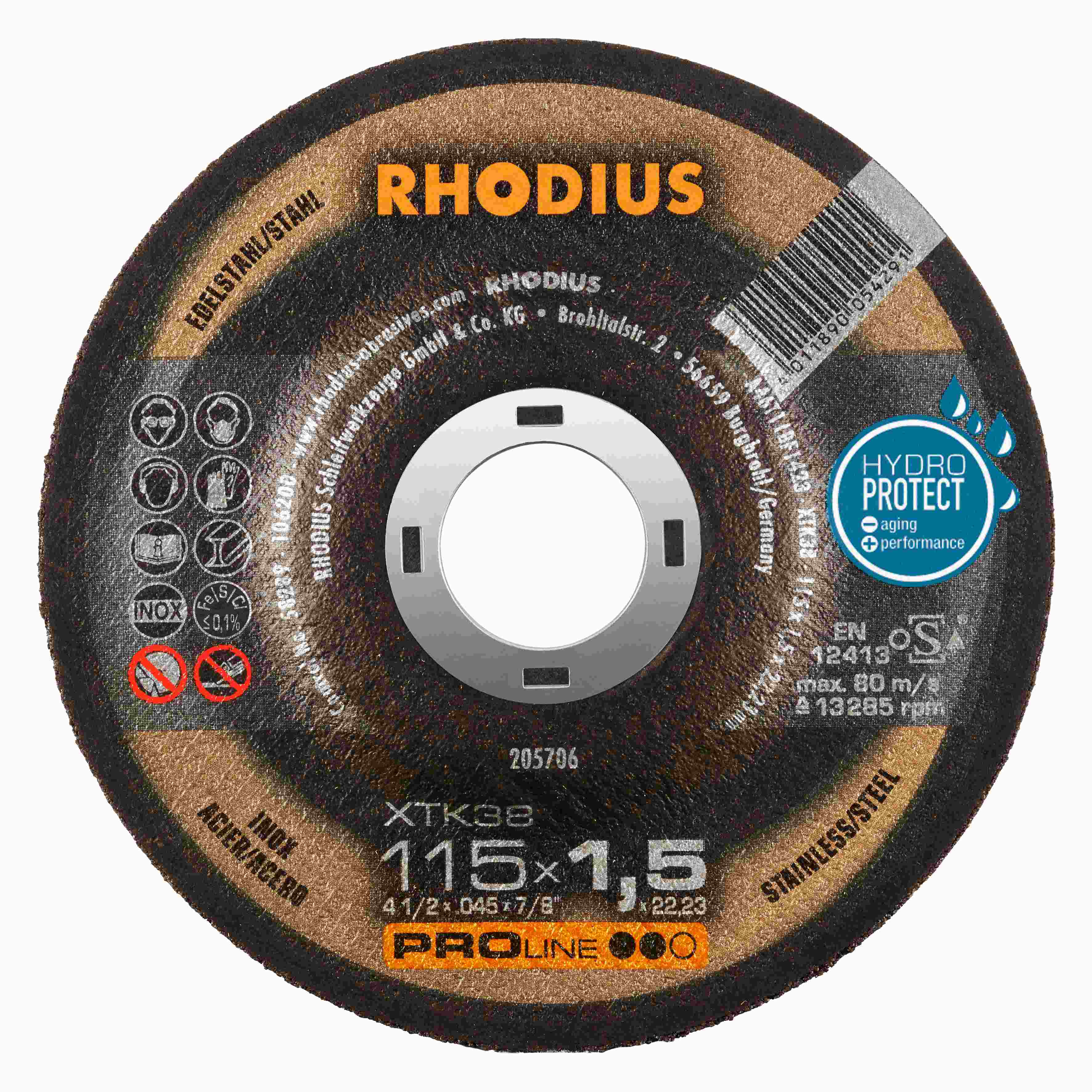 Rezný kotúč XTK38 115x1,5x22,23  