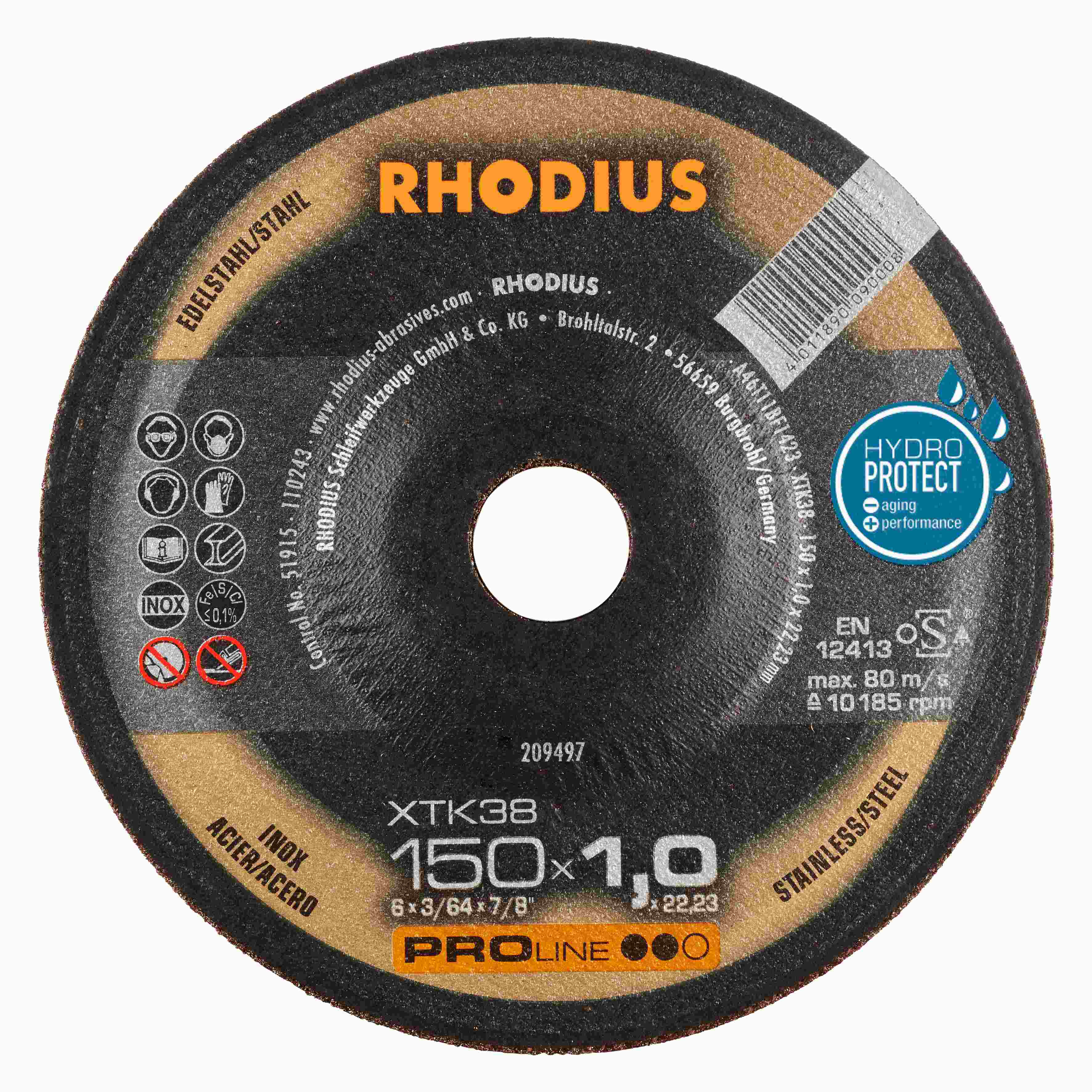 Rezný kotúč XTK38 150x1,0x22,23  