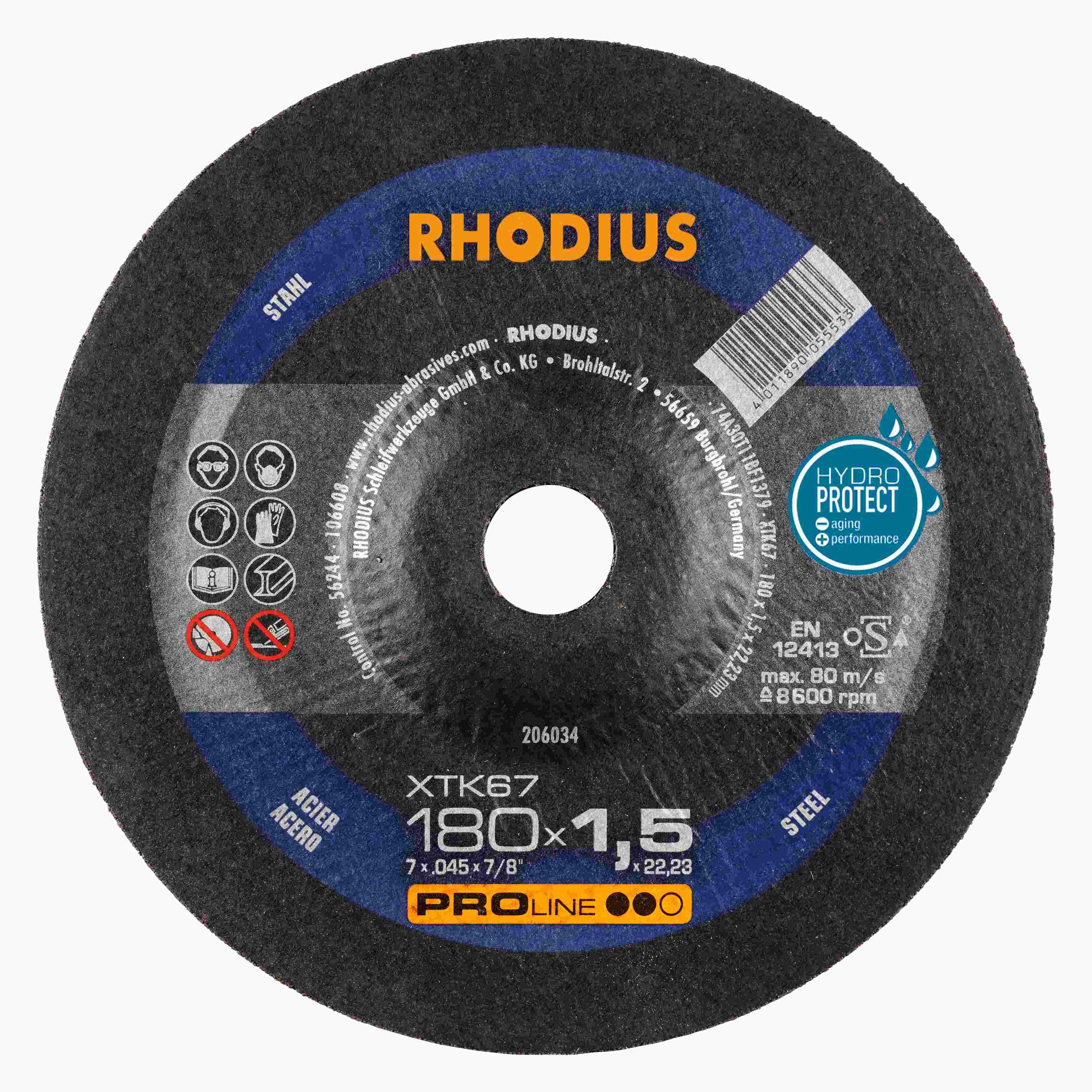 Rezný kotúč XTK67 180x1,5x22,23  