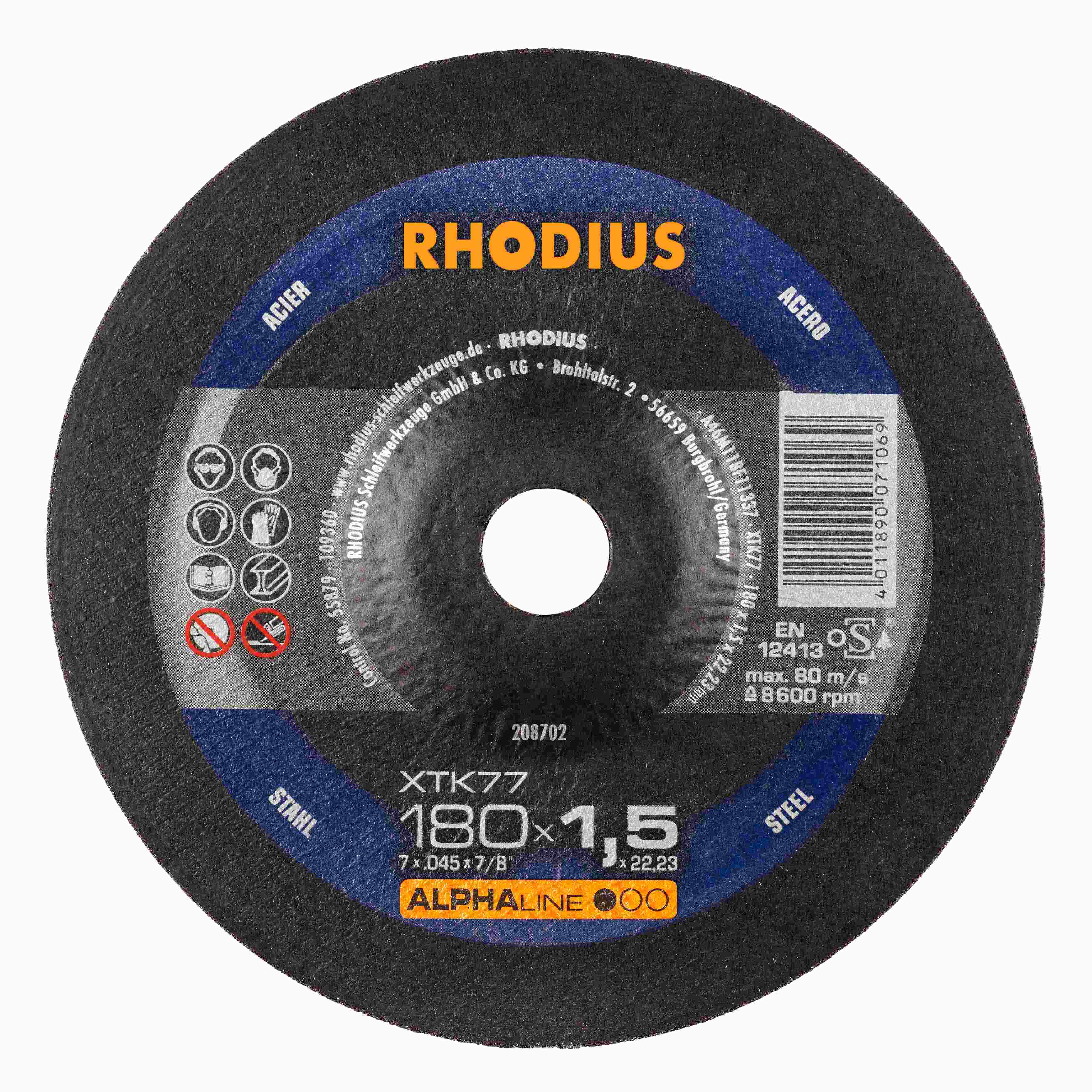 Rezný kotúč XTK77 180x1,5x22,23  